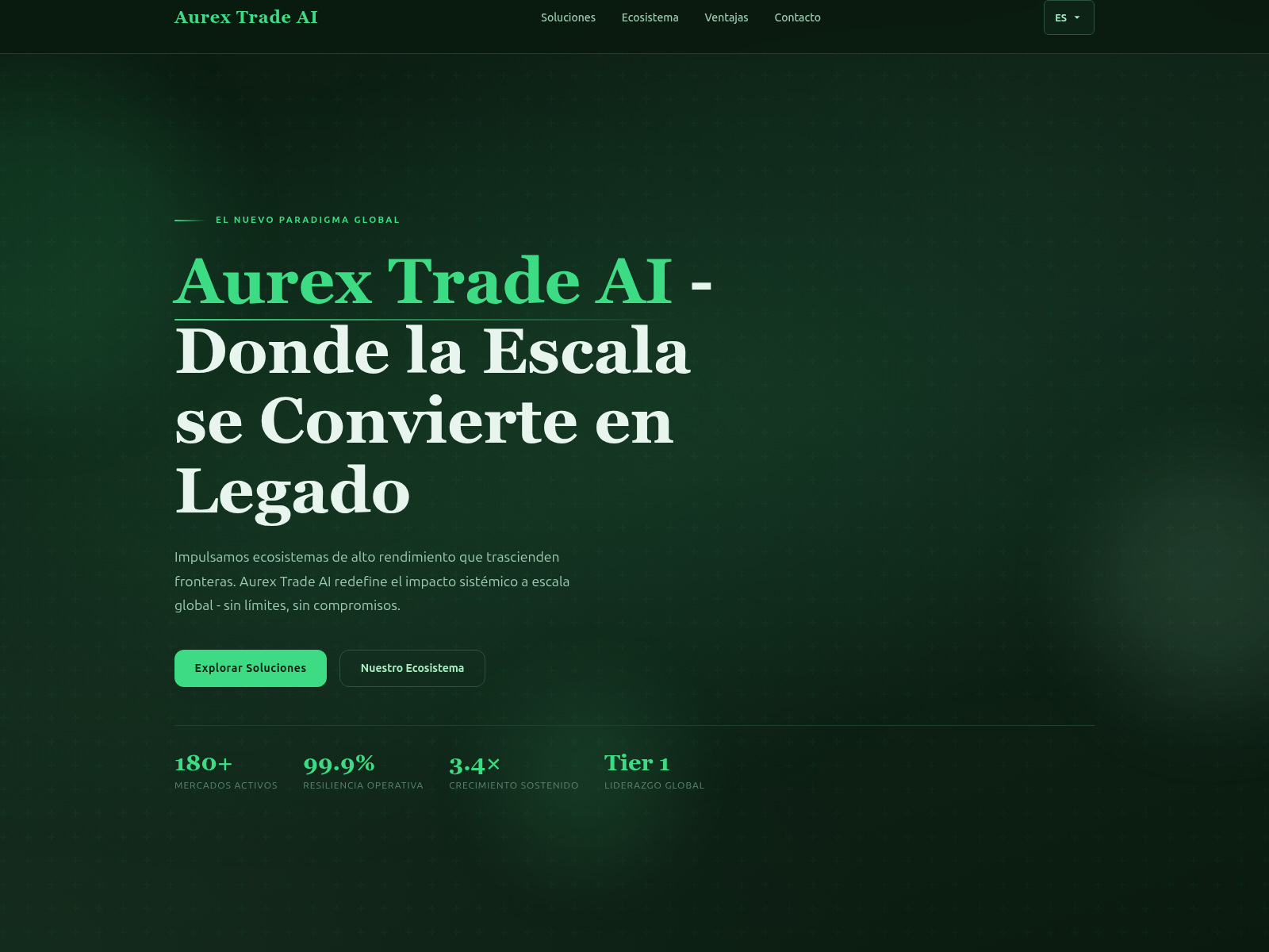 Screenshot of aurextradeai.net
