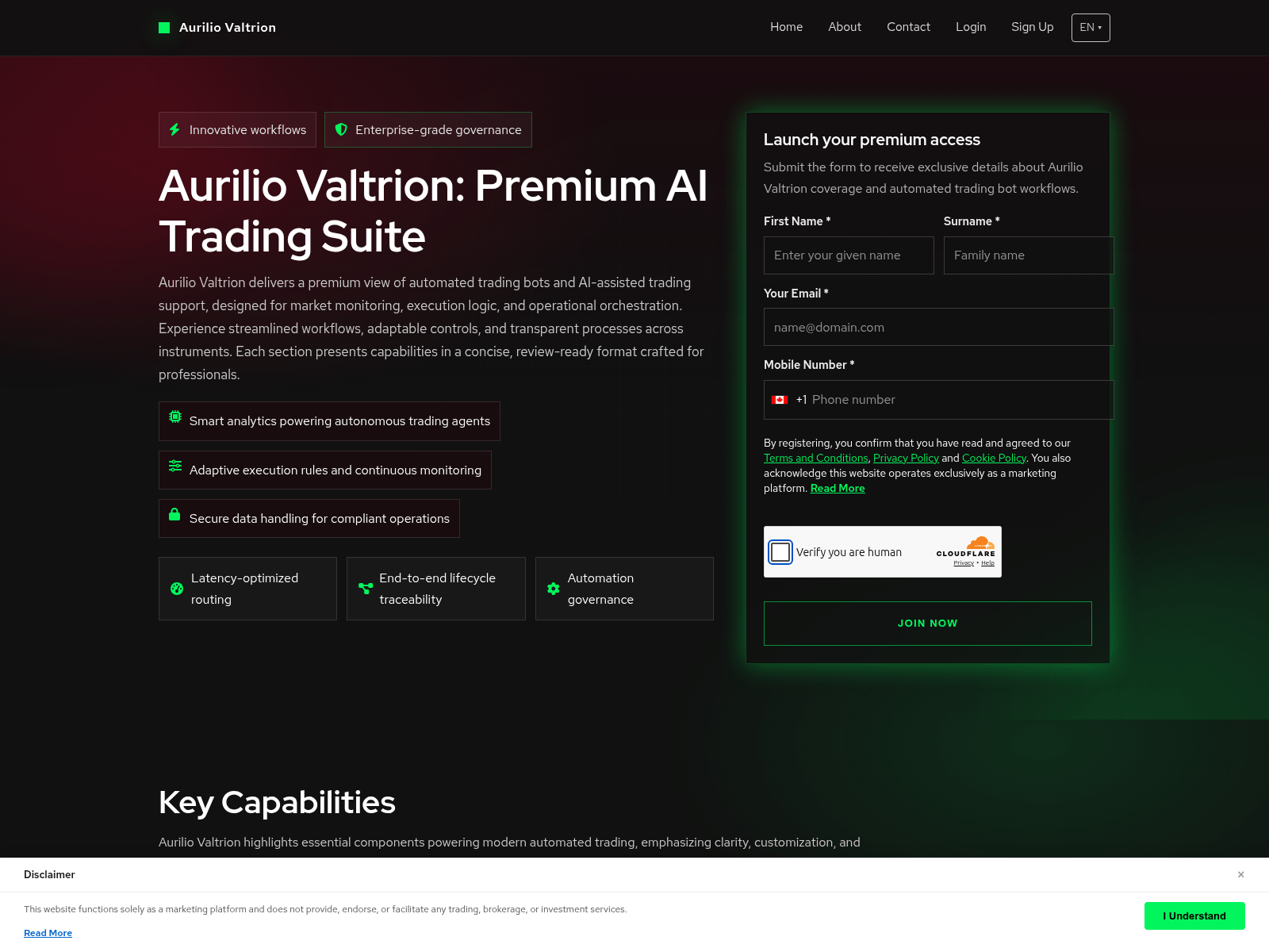 Screenshot of auriliovaltrion-engine.com