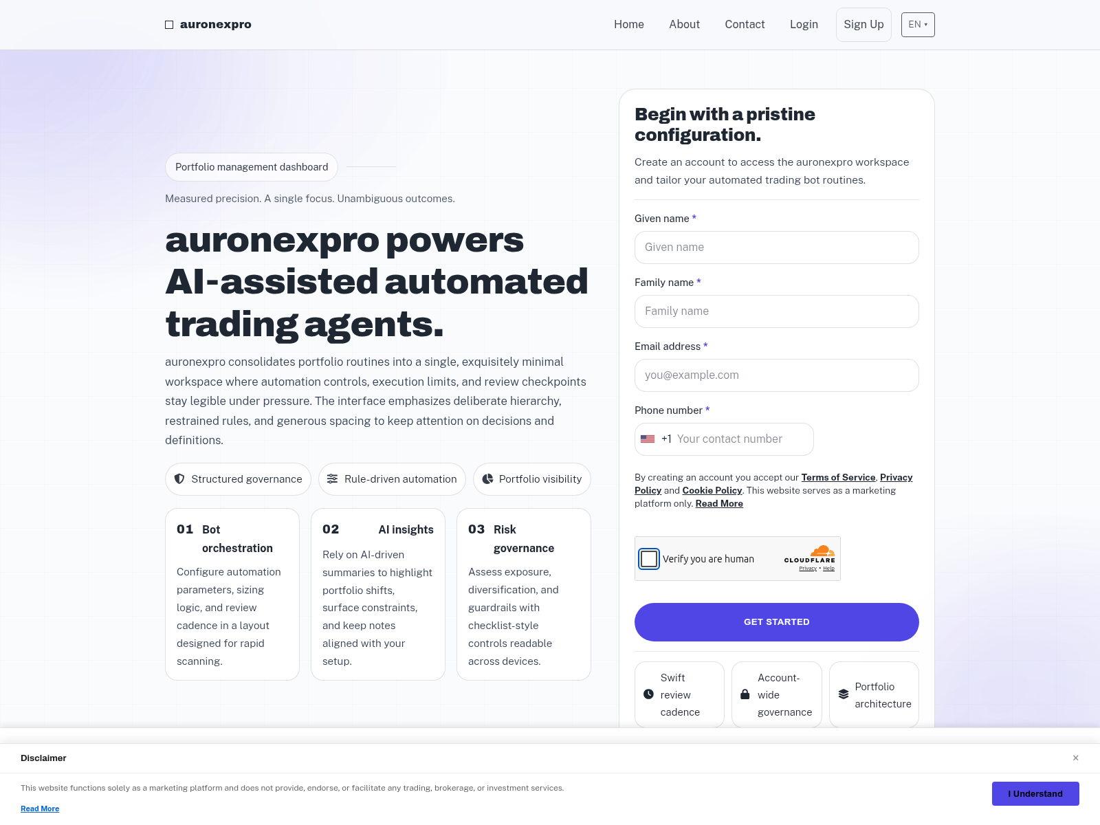 Screenshot of auronexpro-system.com