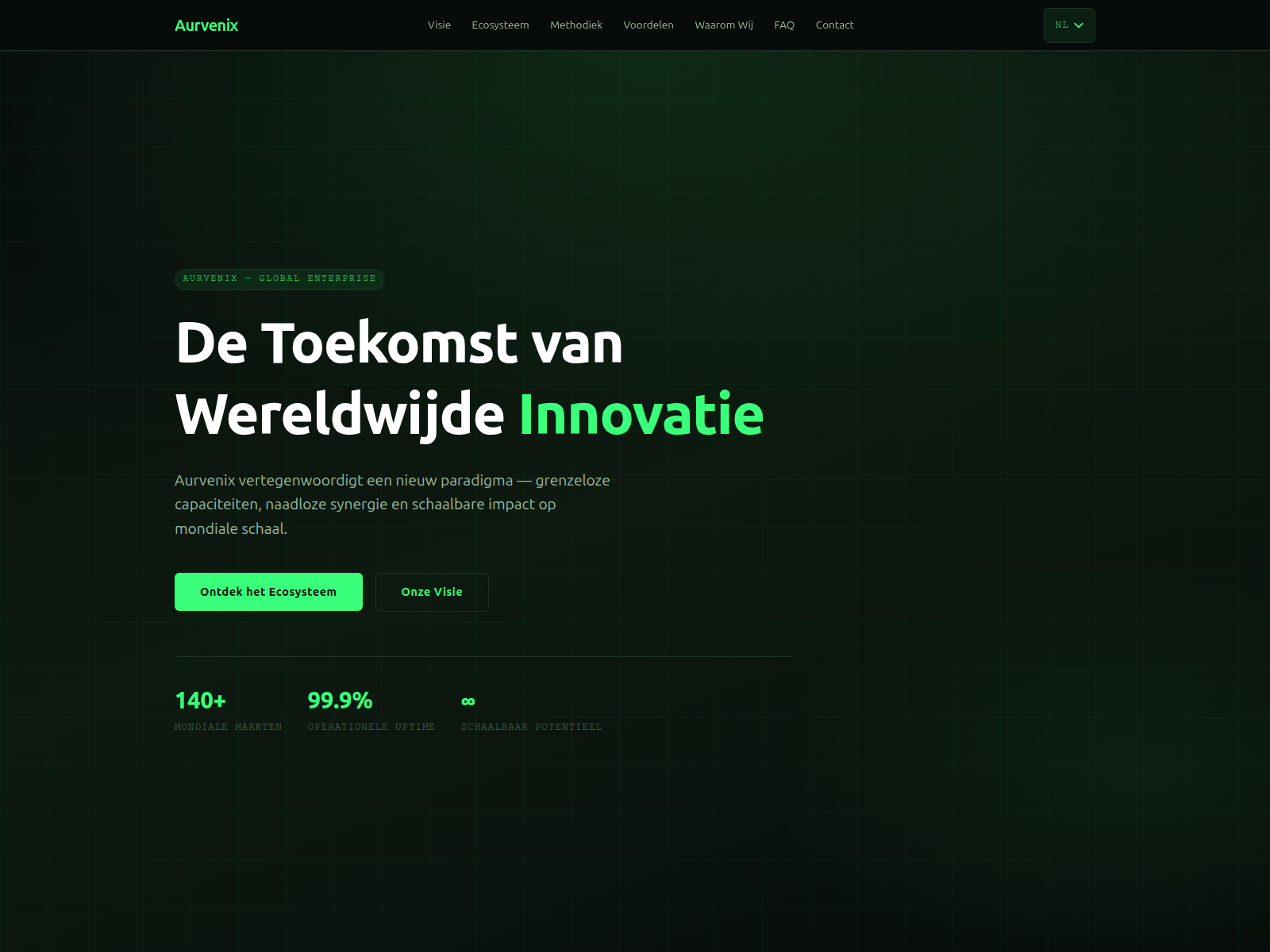 Screenshot of aurvenix.com