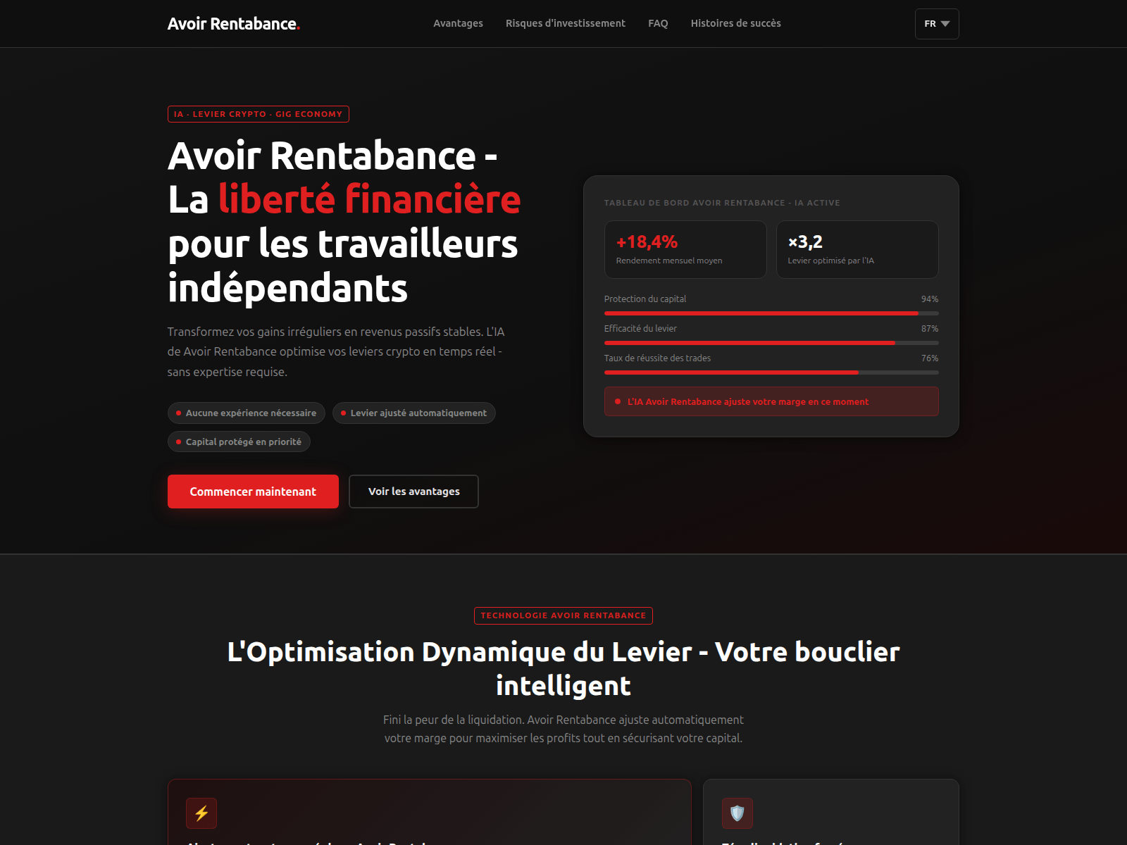 Screenshot of avoirrentabance.com
