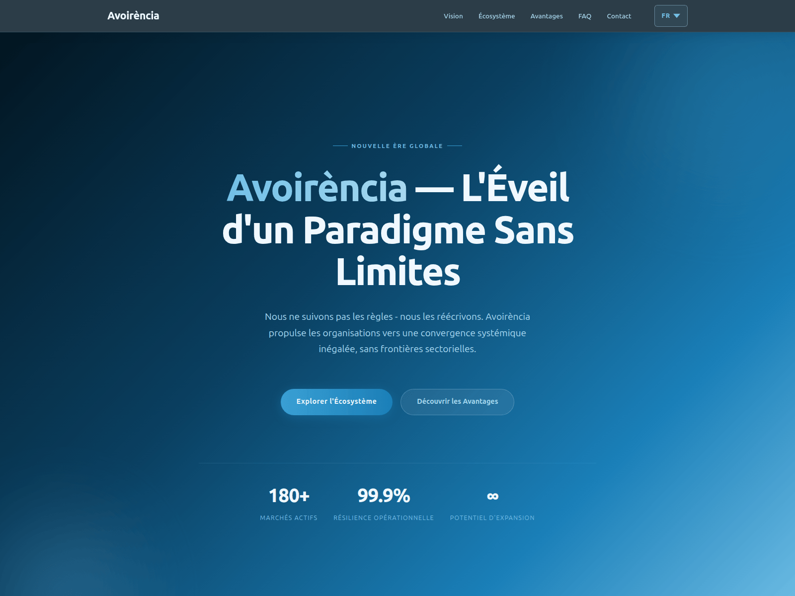 Screenshot of avoirenciatrade.com
