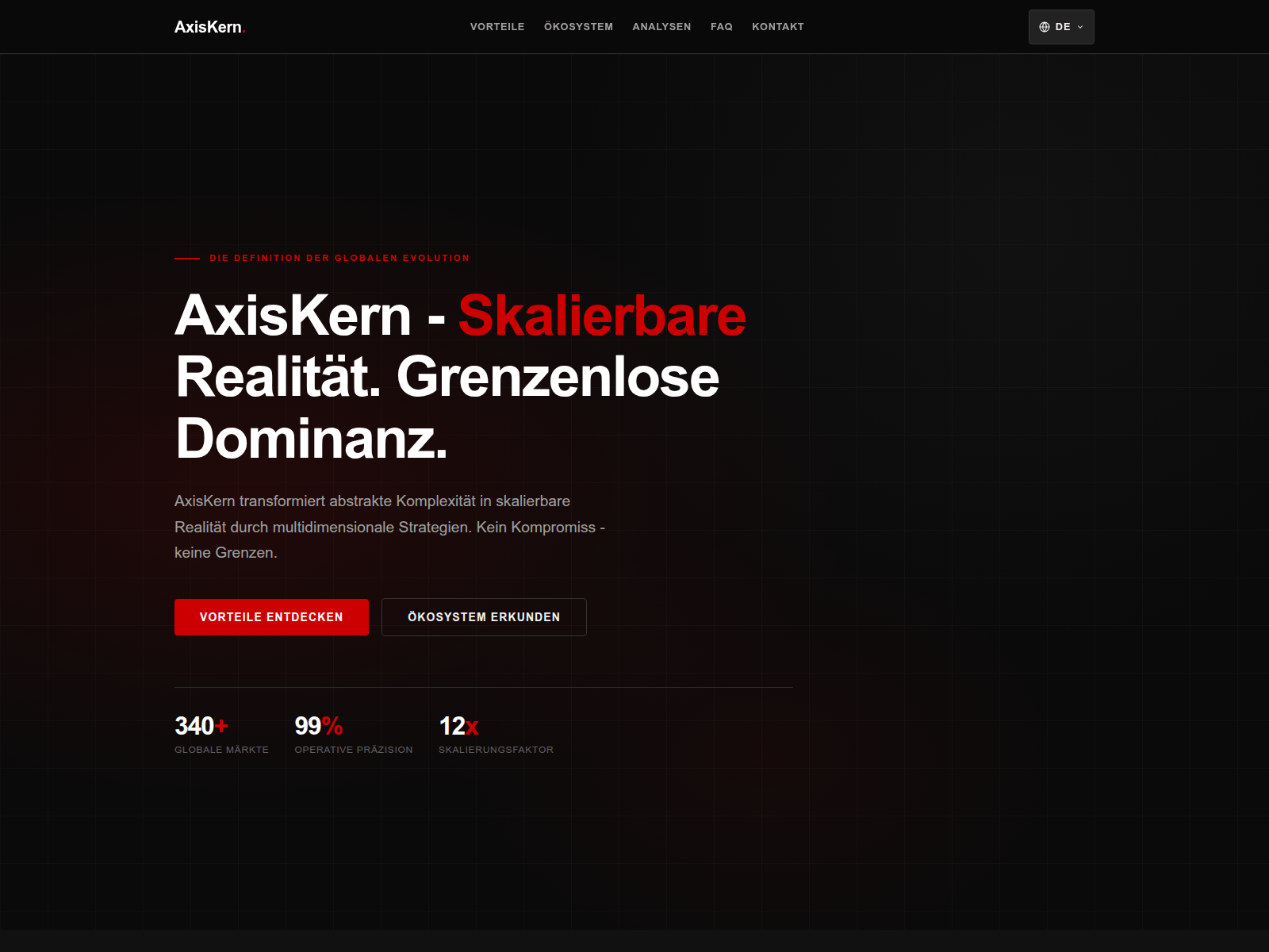 Screenshot of axiskern.net