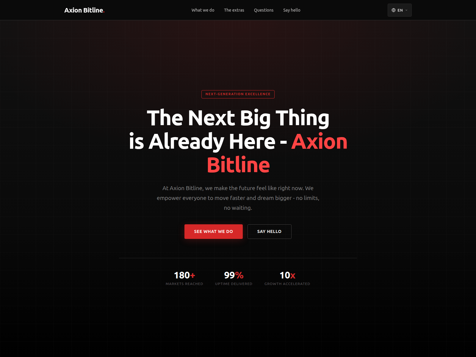 Screenshot of axionbitline.org
