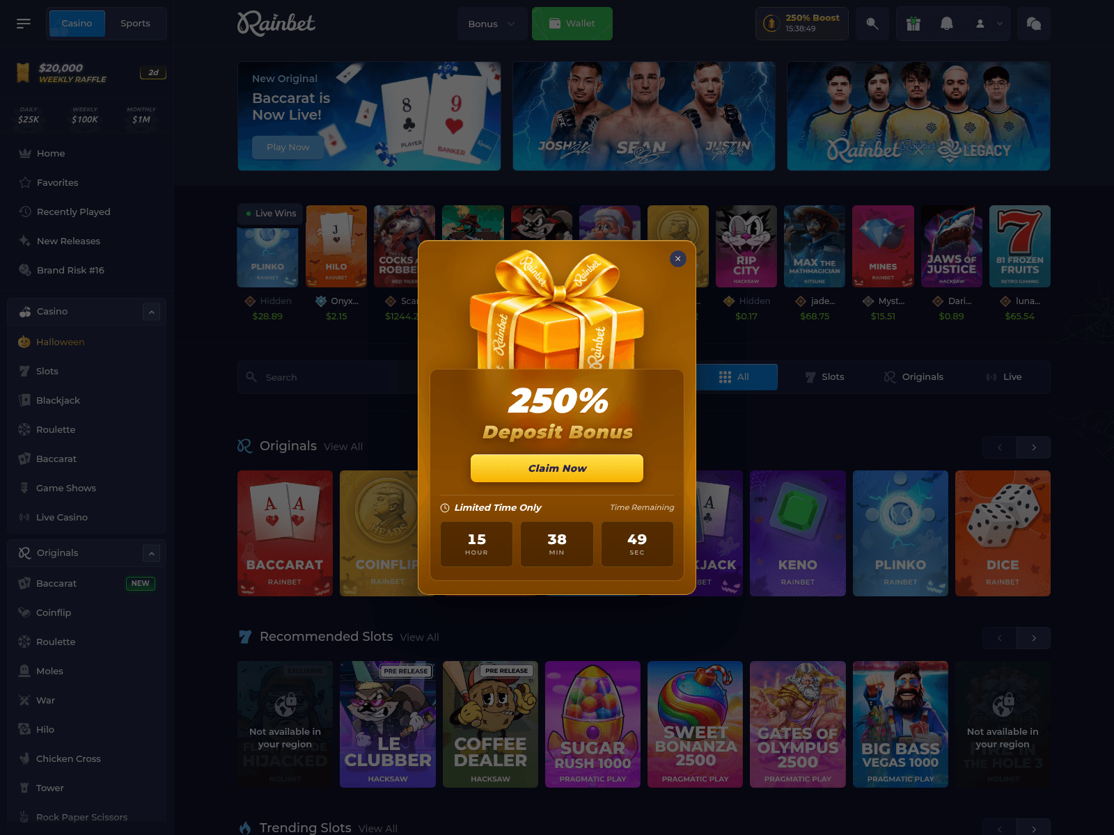 playrainbet.cc 스크린샷