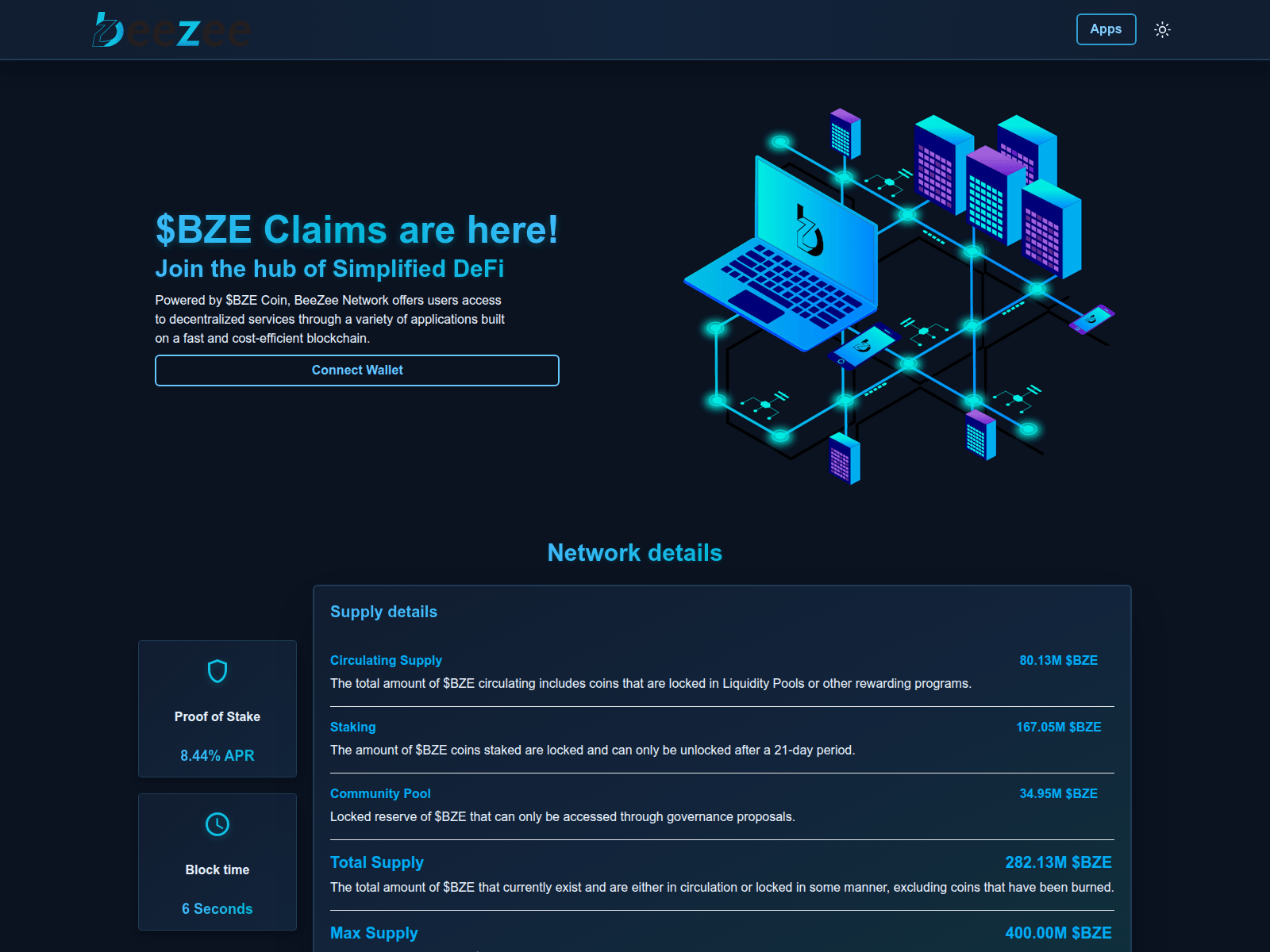 Screenshot of getbze.info