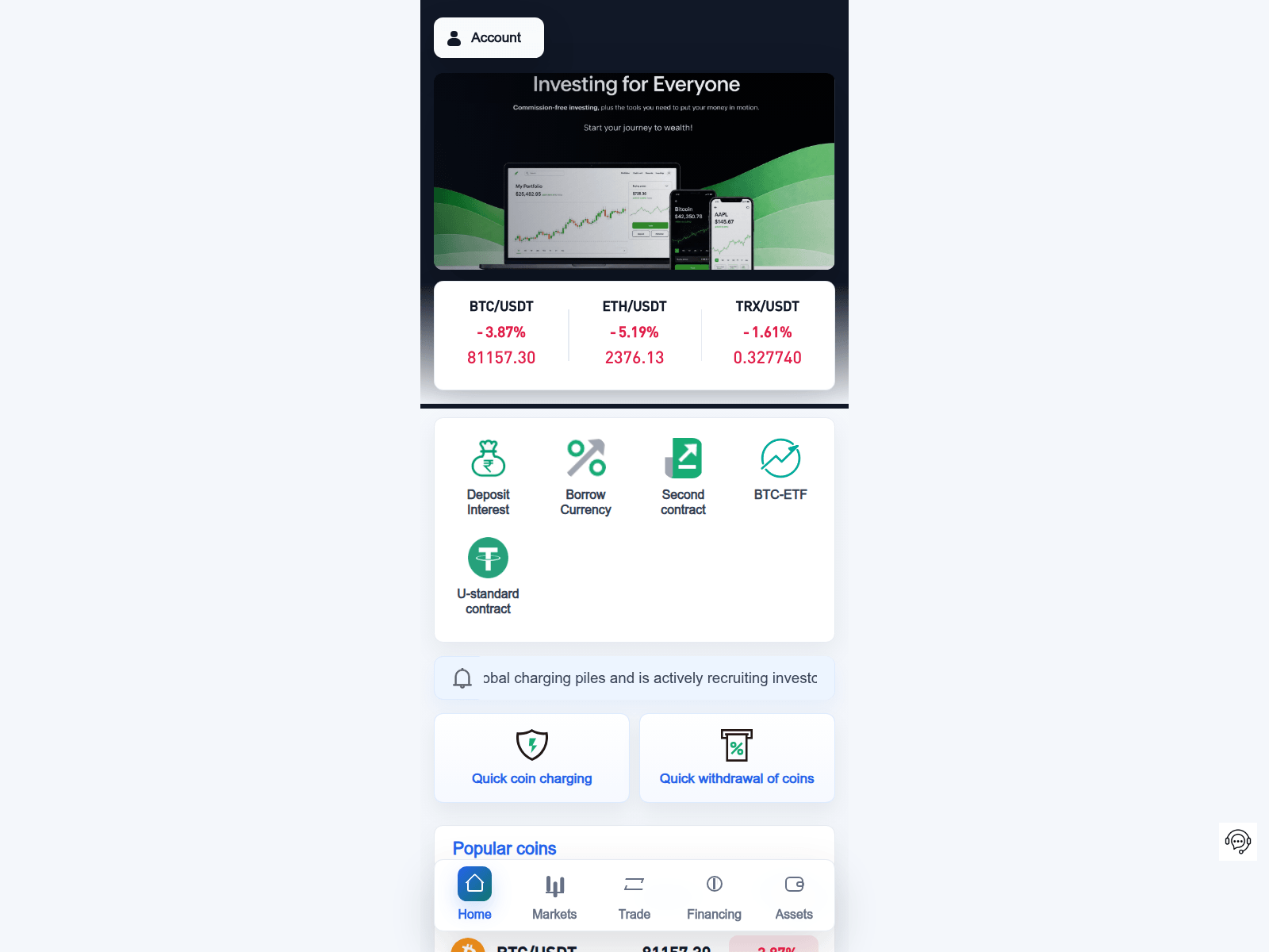 Screenshot of cryptotradingdesk-dapp.com
