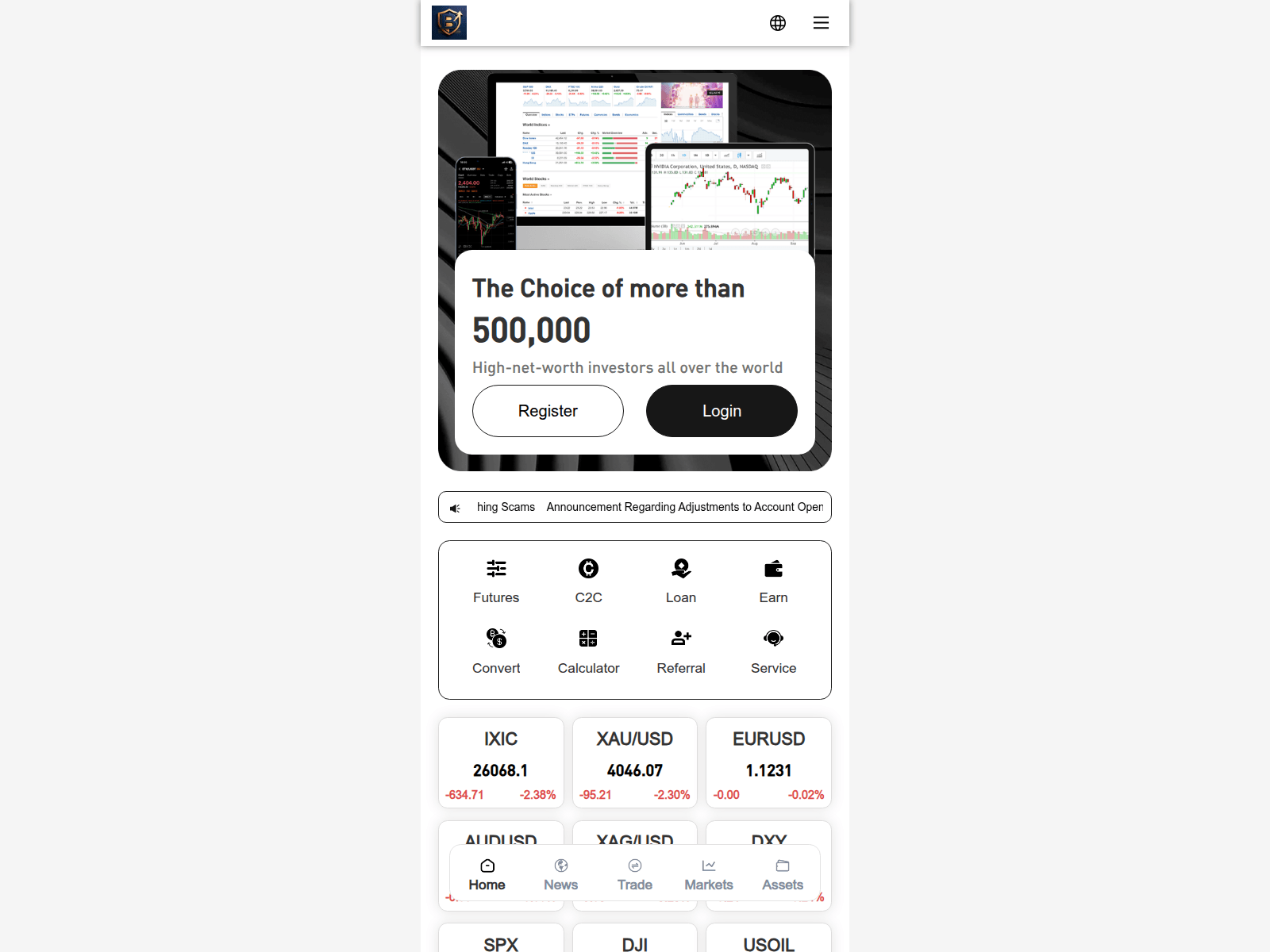 Screenshot di basisex.cloud