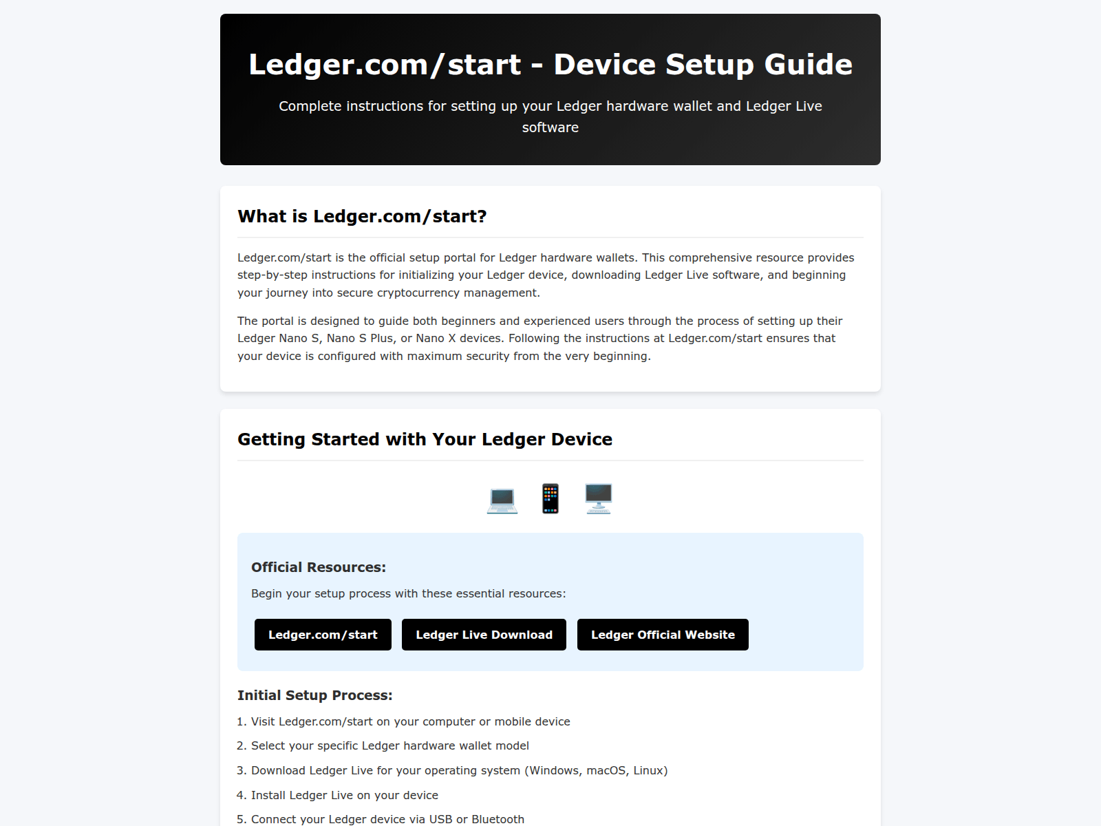 Screenshot von strt-com-ledgrer.pages.dev