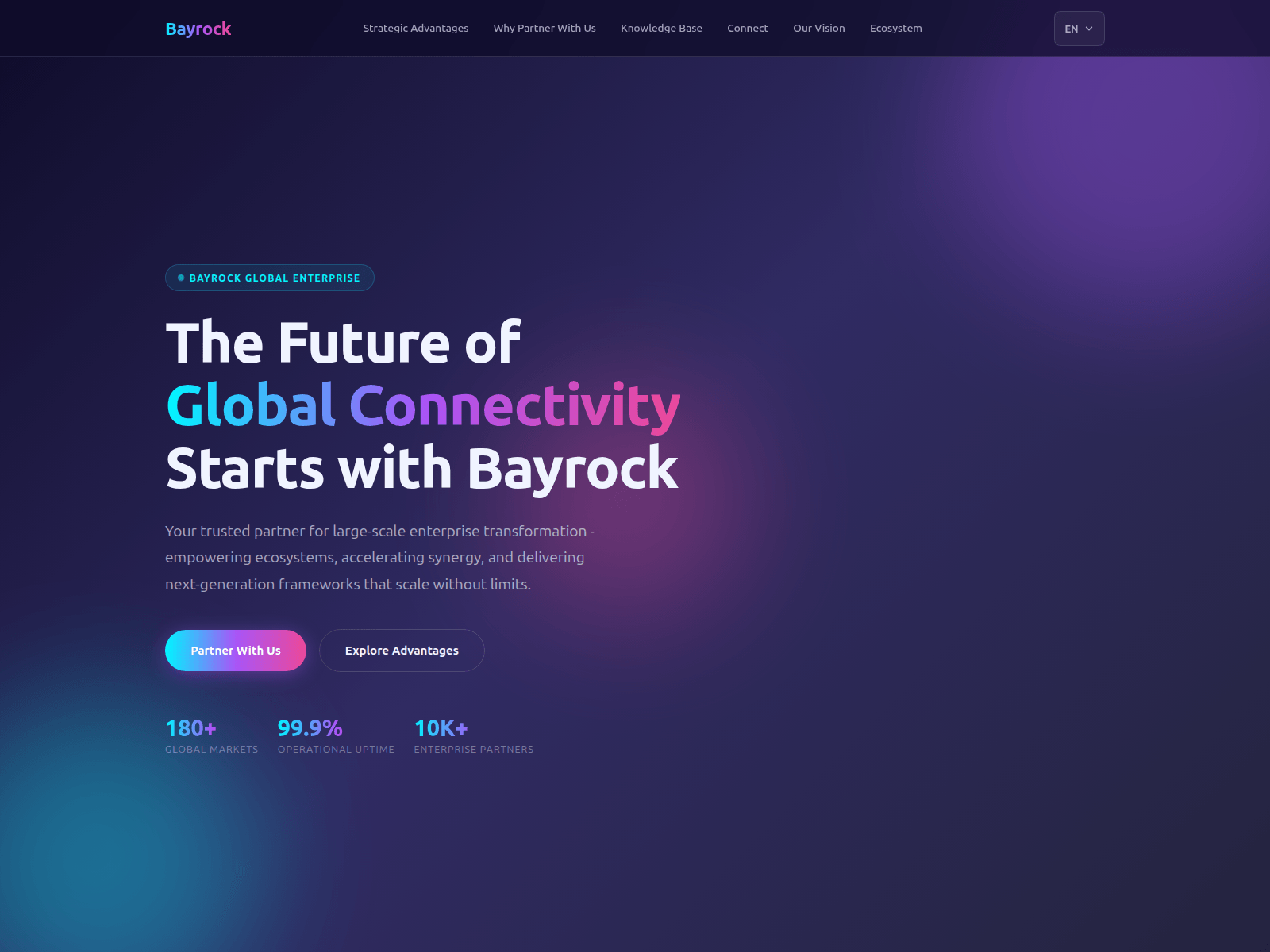Снимок экрана bayrocktrade.com