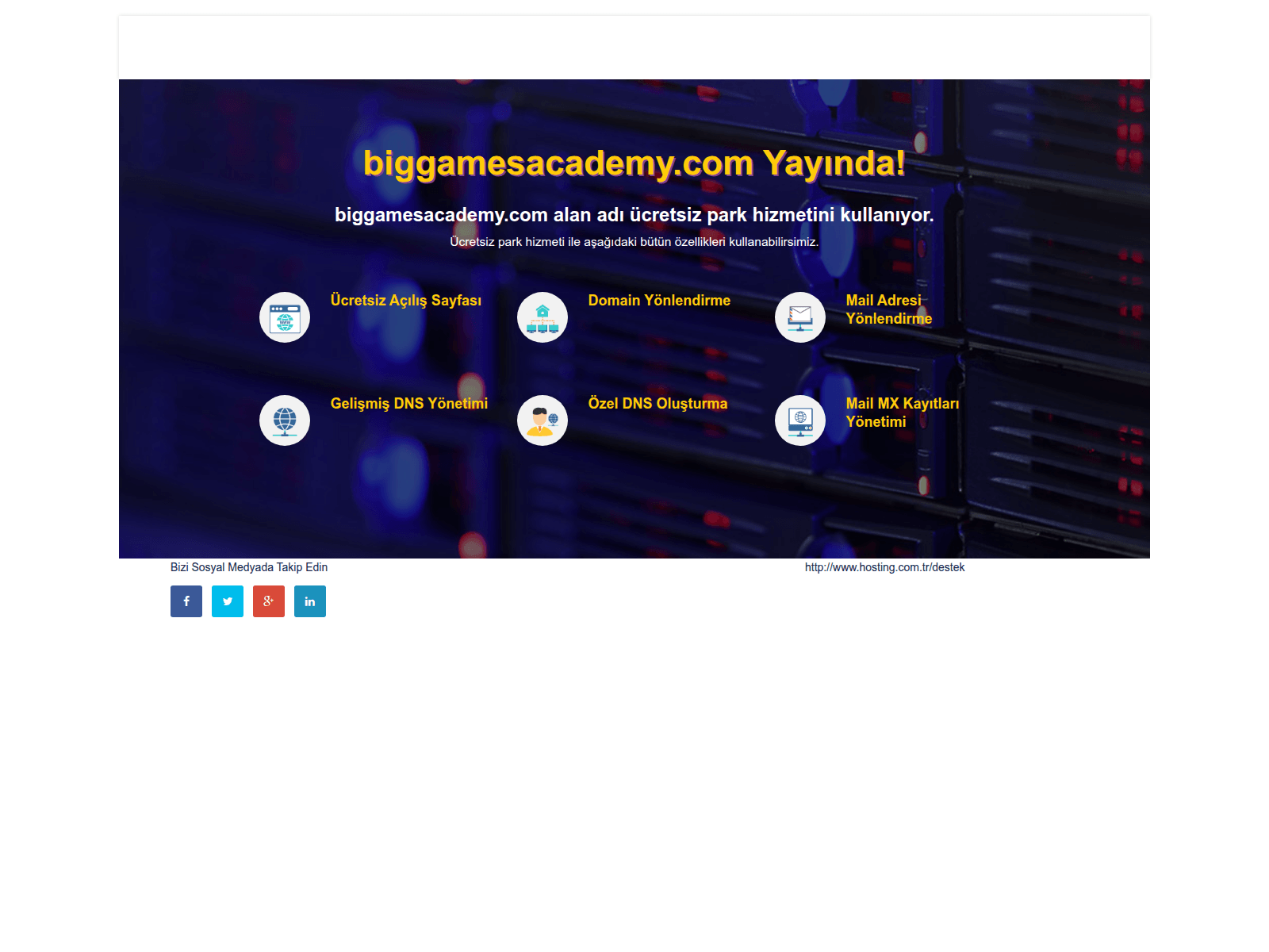 Снимок экрана biggamesacademy.com