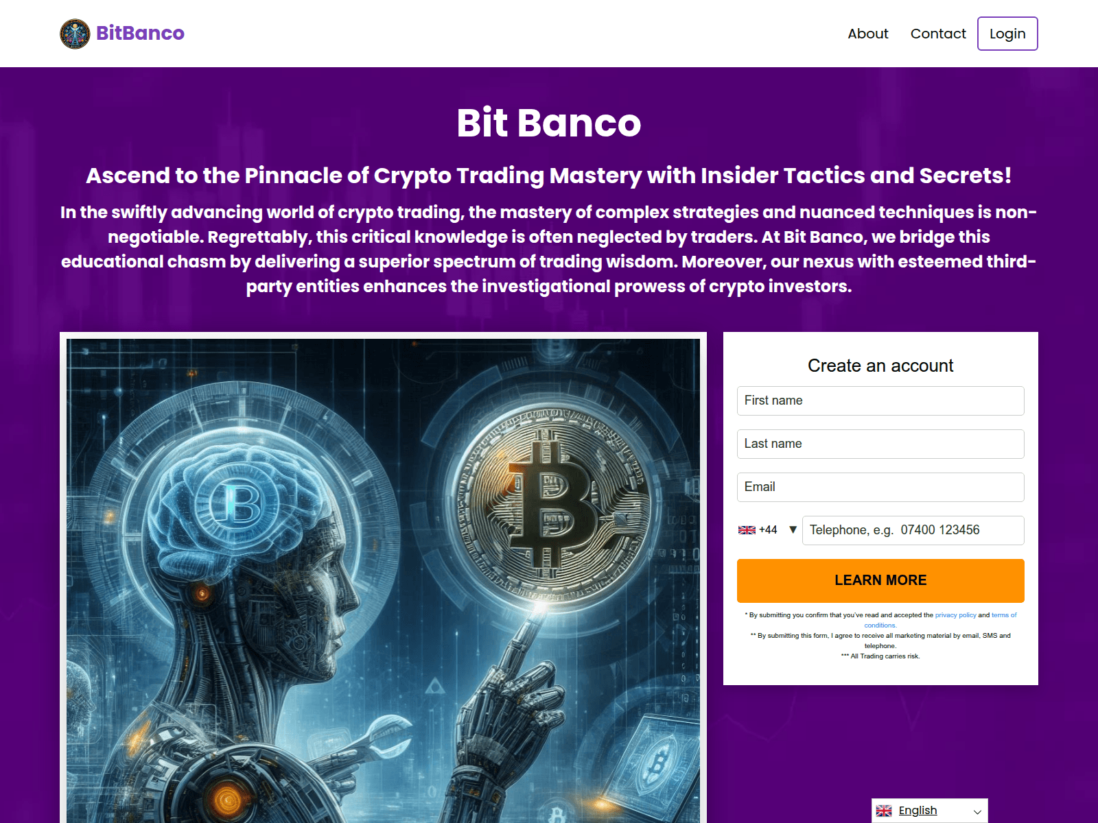 Screenshot von bit-banco.com