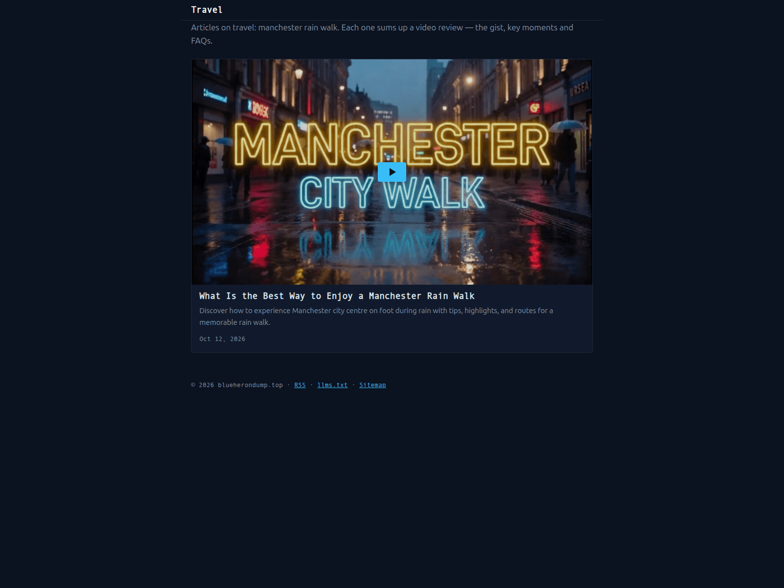Screenshot of blueherondump.top