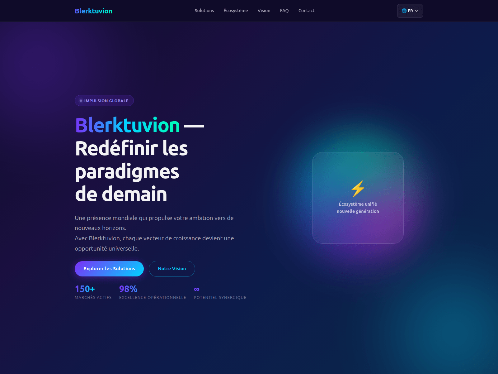 Capture d’écran de blerktuviontrade.com