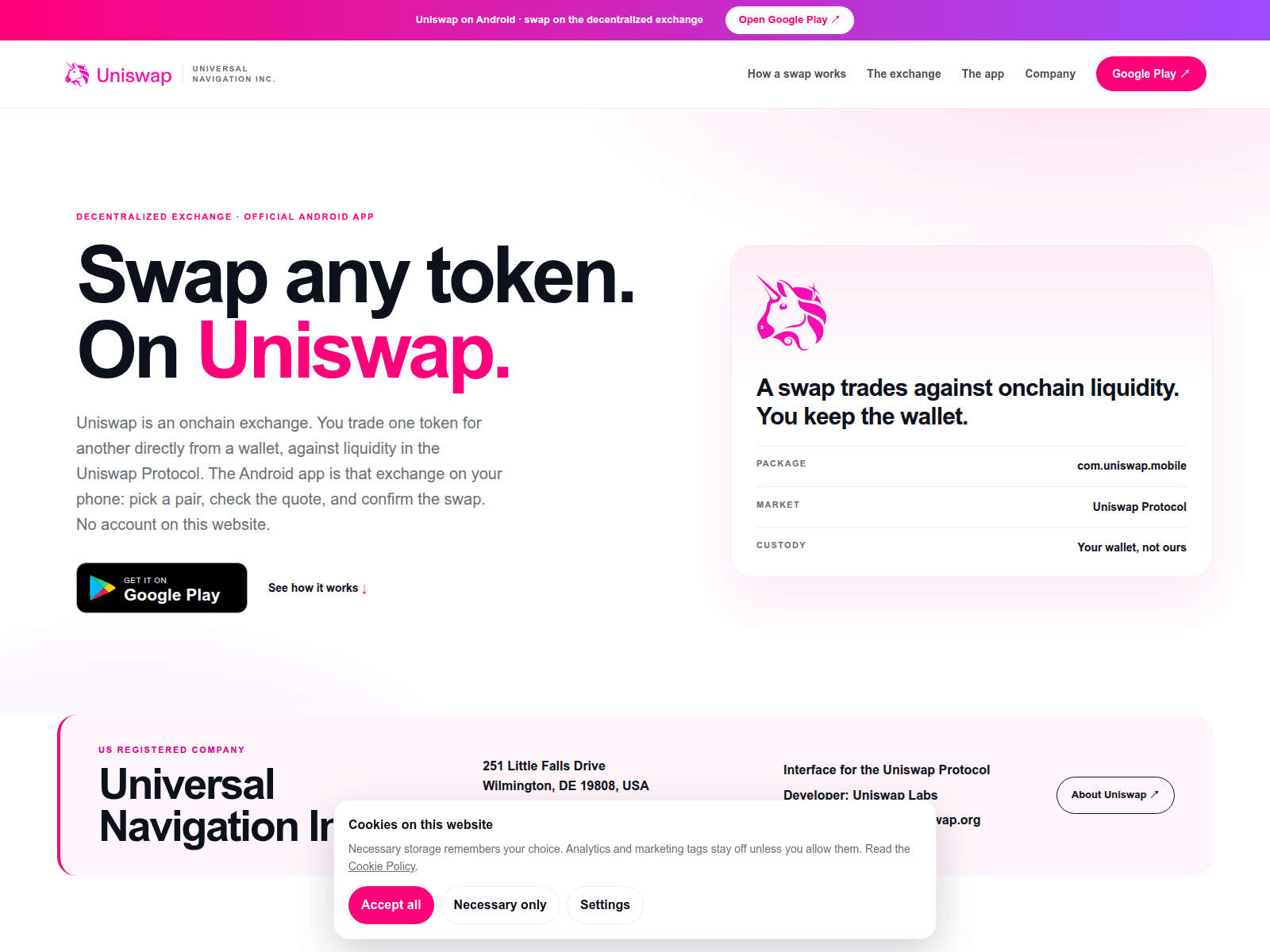 Screenshot of uniswap-labs-app.com
