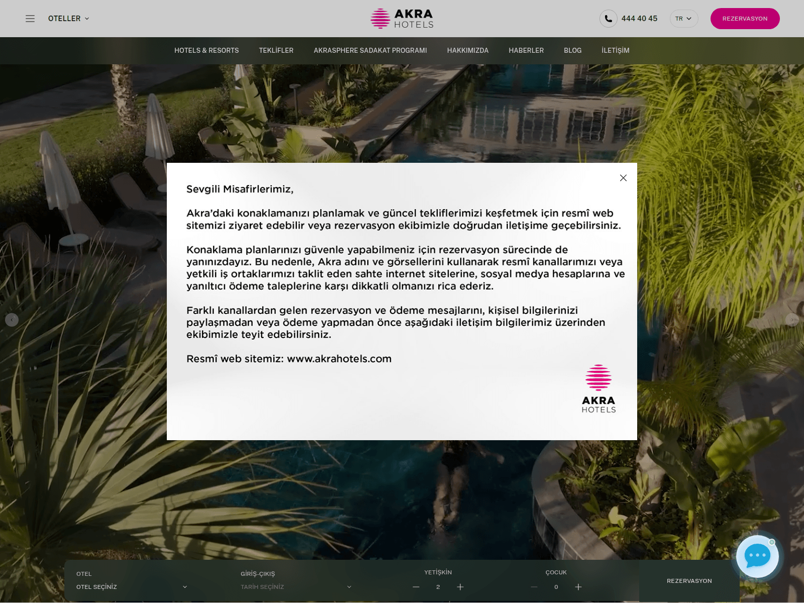Снимок экрана akrahoteltr.sbs