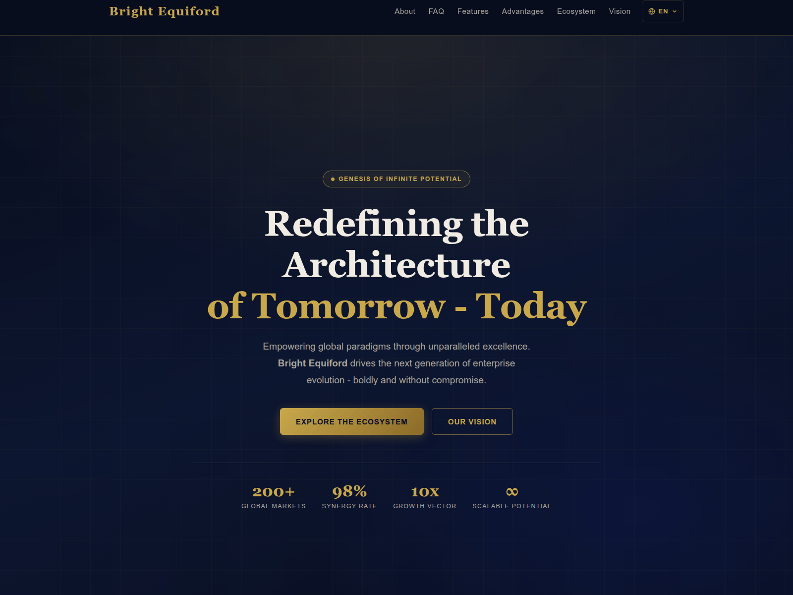 Captura de pantalla de brightequiford.com