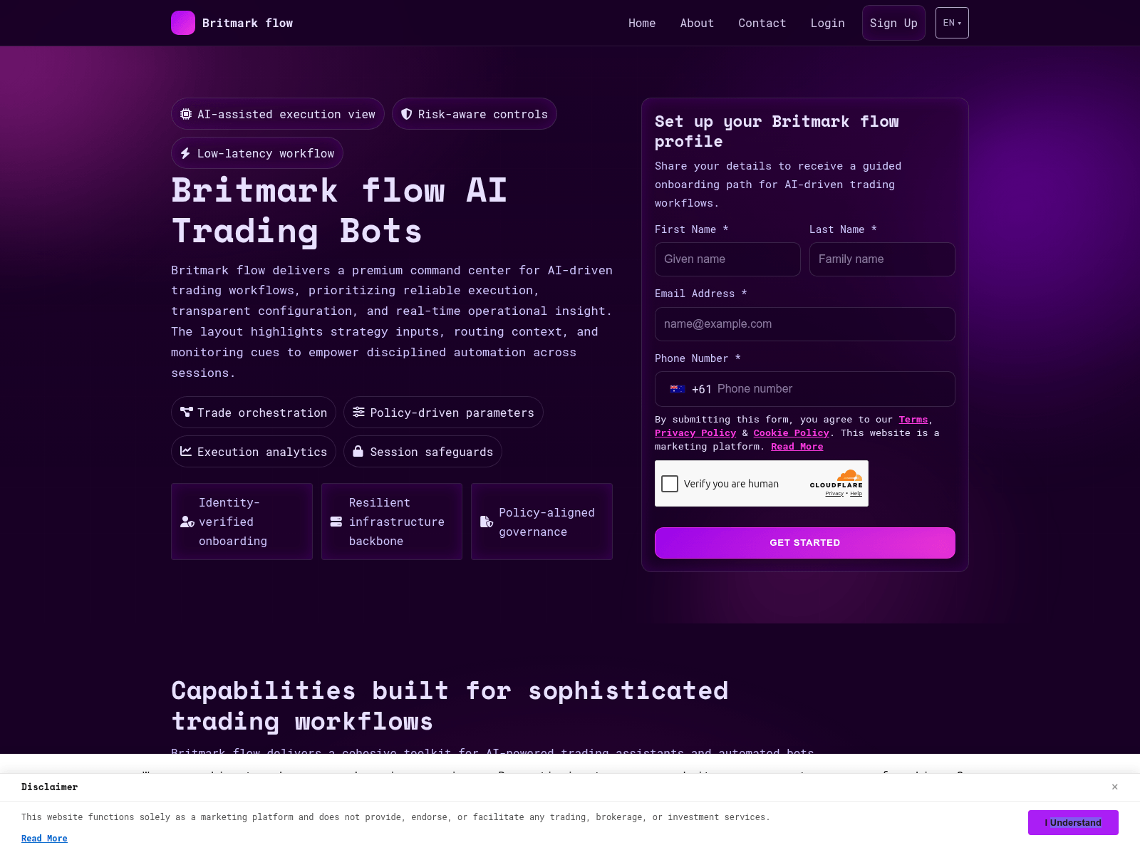 Screenshot von britmarkflow.shop