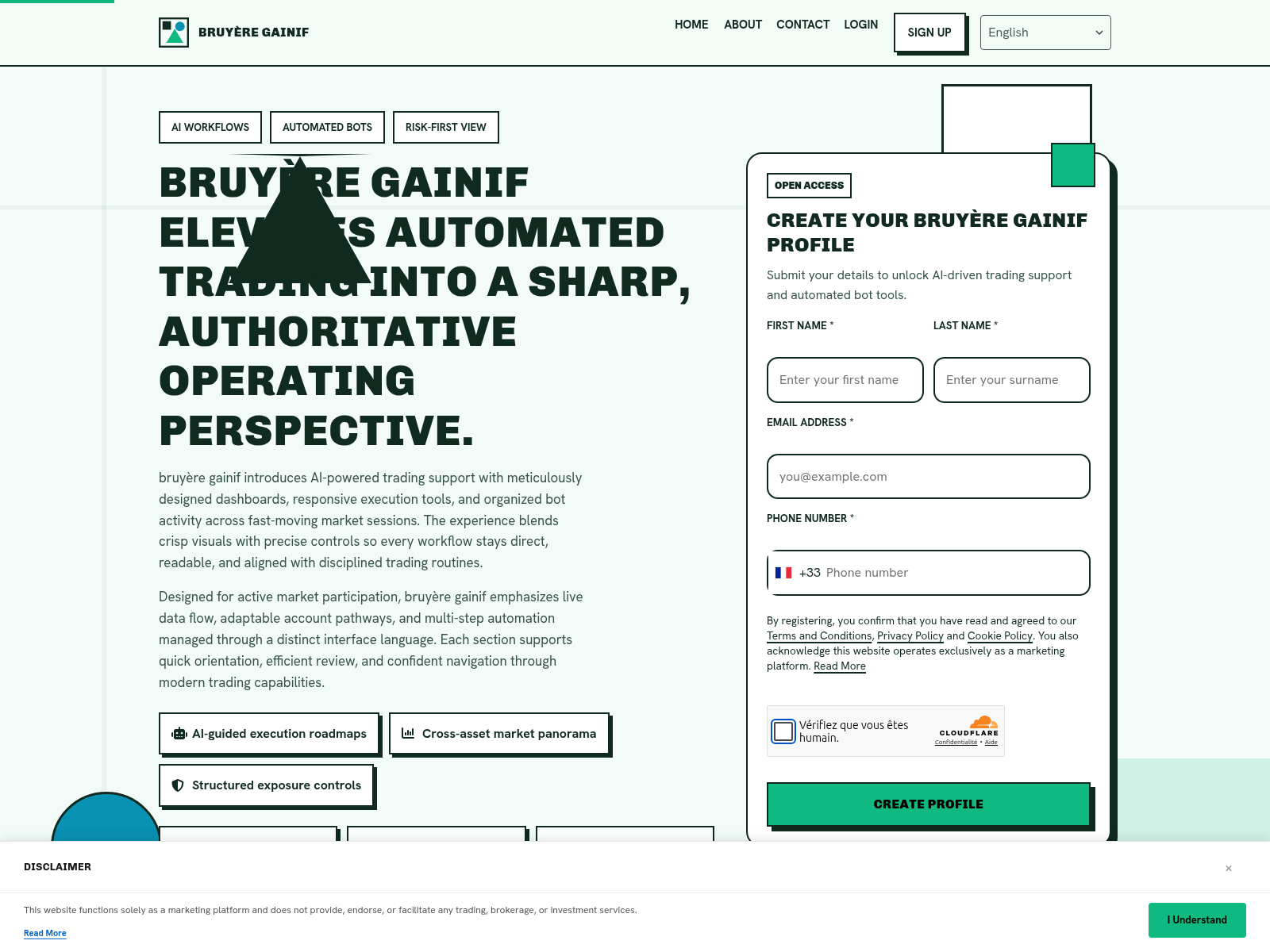 Screenshot von bruyeregainif.digital