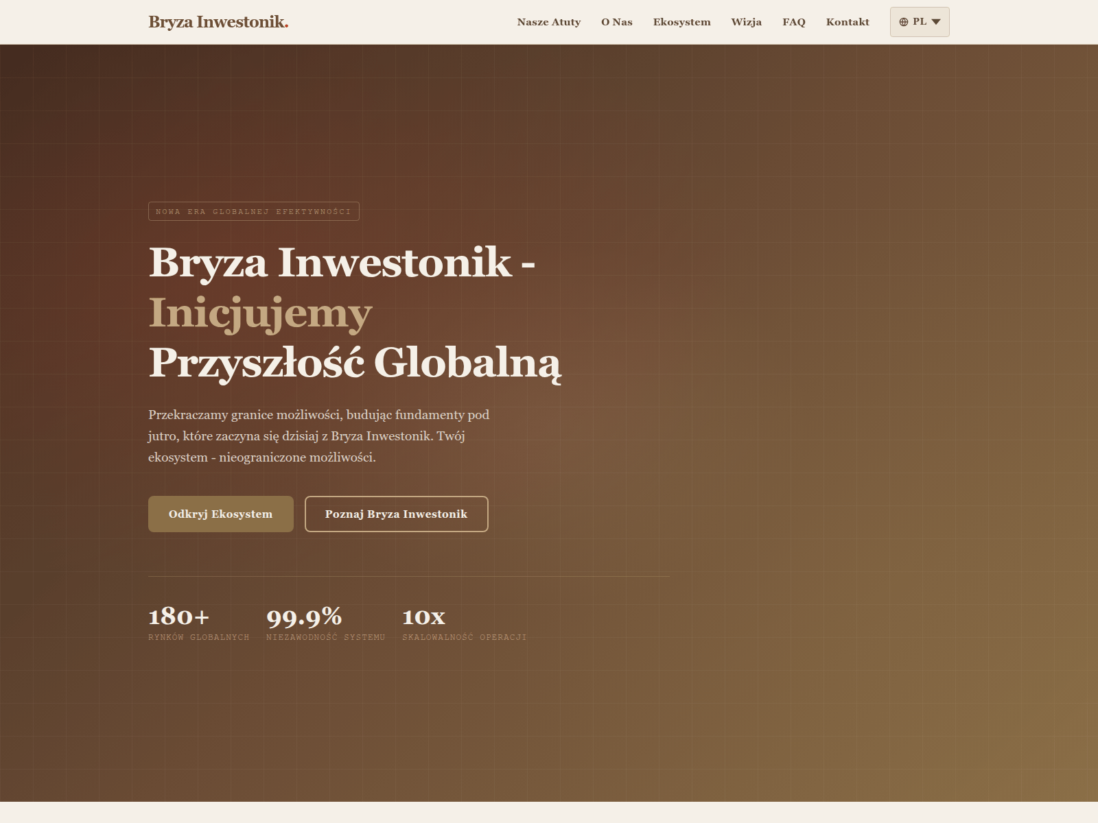 Знімок екрана bryzainwestoniktrade.com