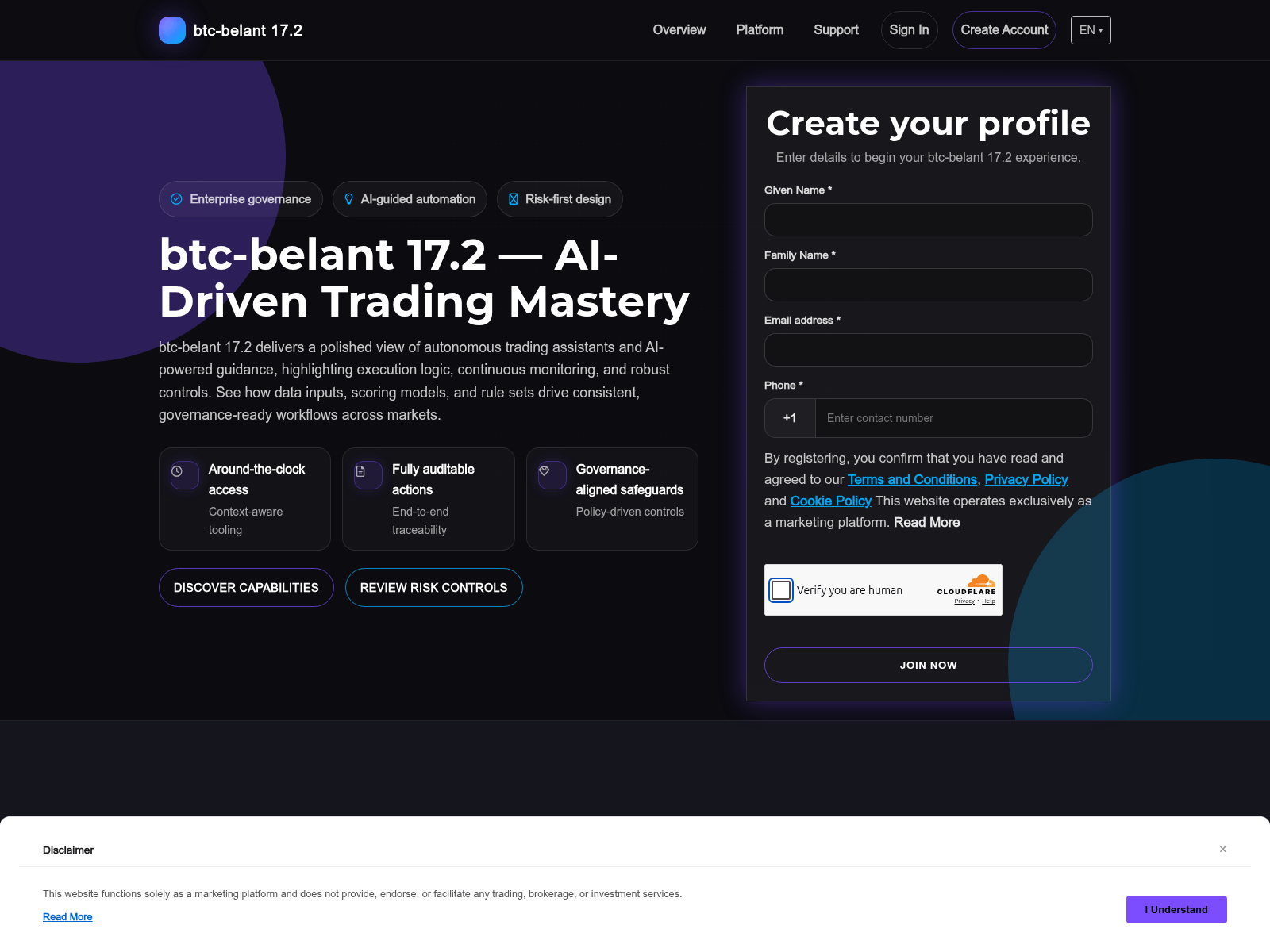 Screenshot of btc-belant17.pro