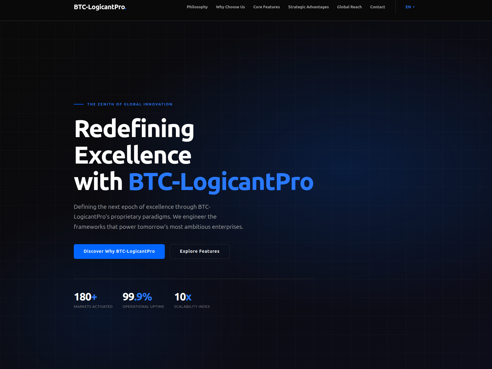 Screenshot of btclogicantpro.com