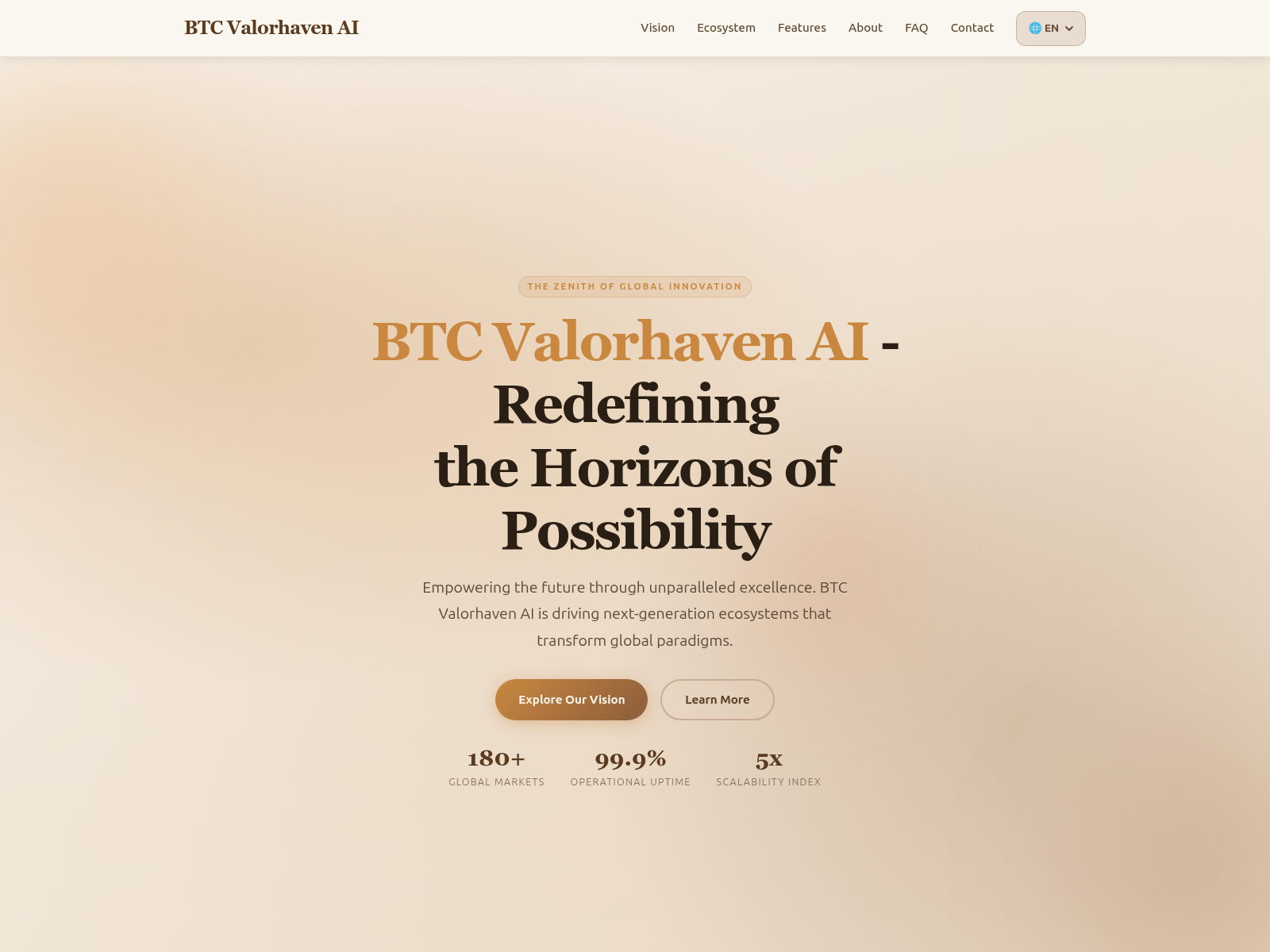 لقطة شاشة لـ btcvalorhavenai.net
