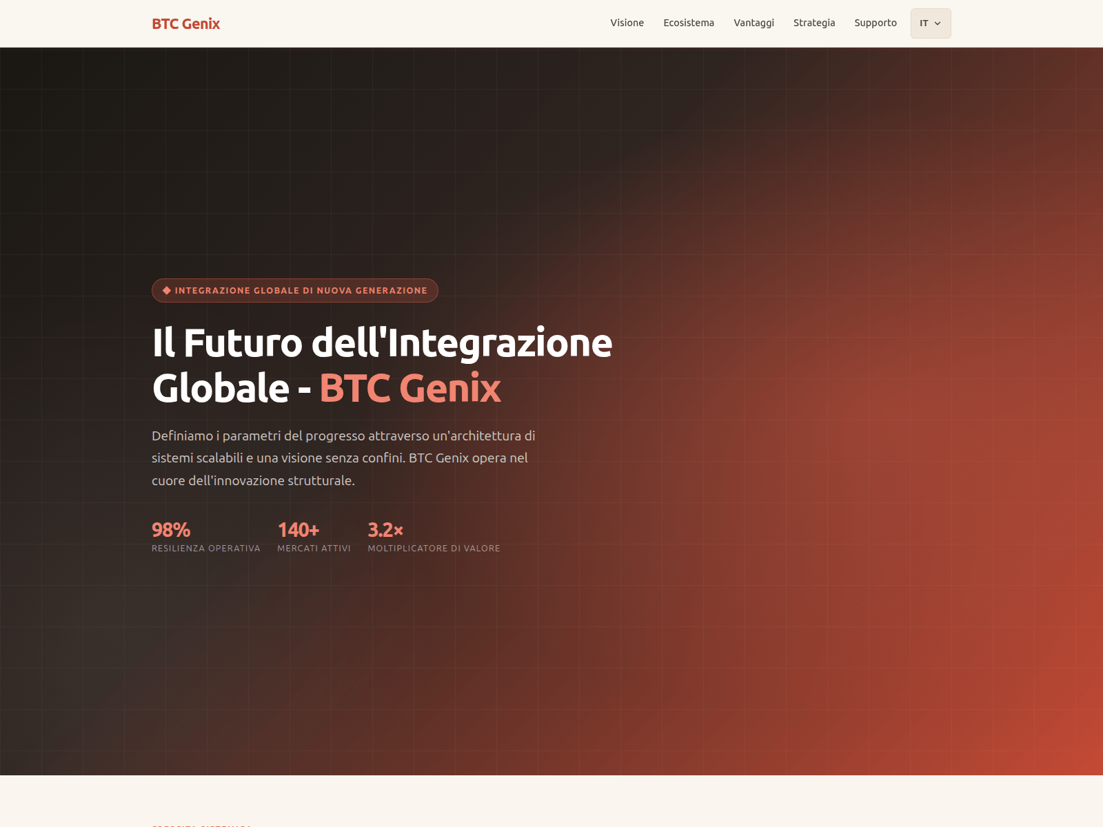 Screenshot di btcgenix.com