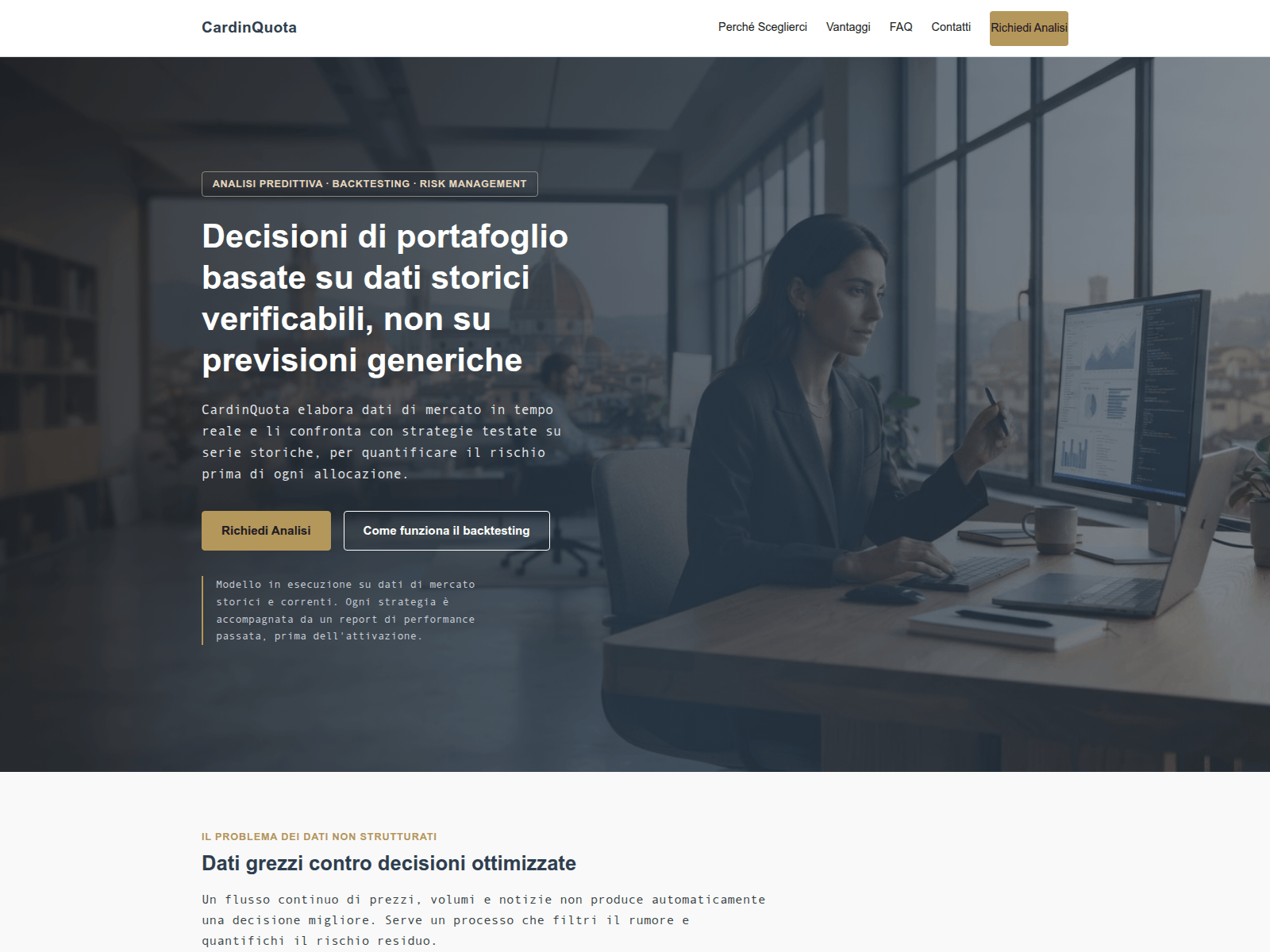 Знімок екрана cardinquota.net