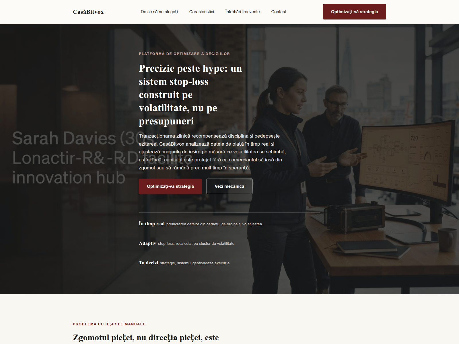 Знімок екрана casabitvox.net