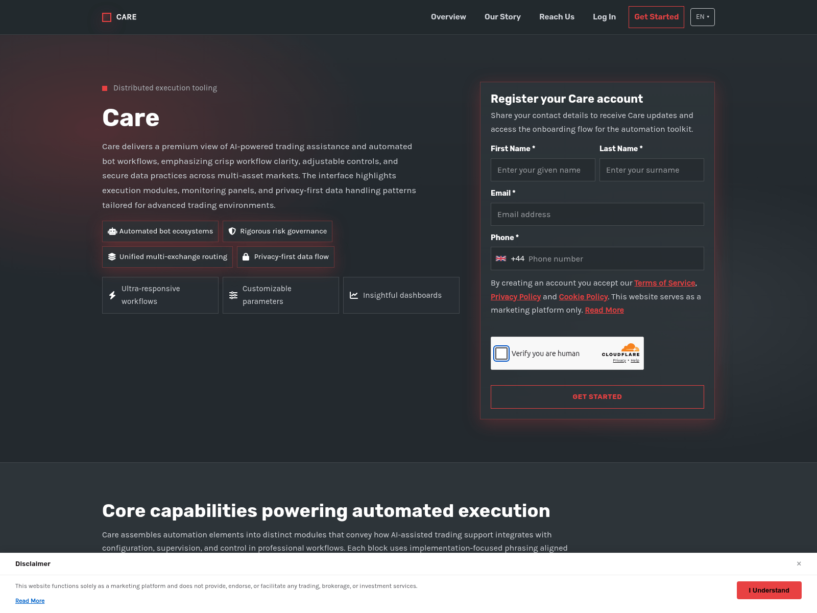 Знімок екрана caresoftware.digital