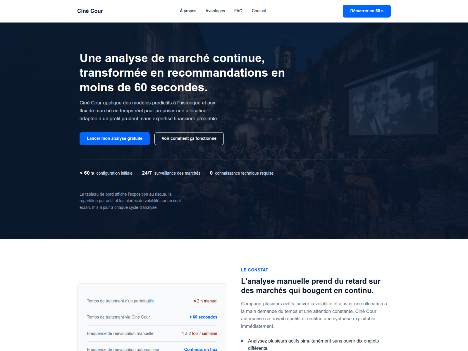 Снимок экрана cinecour.com