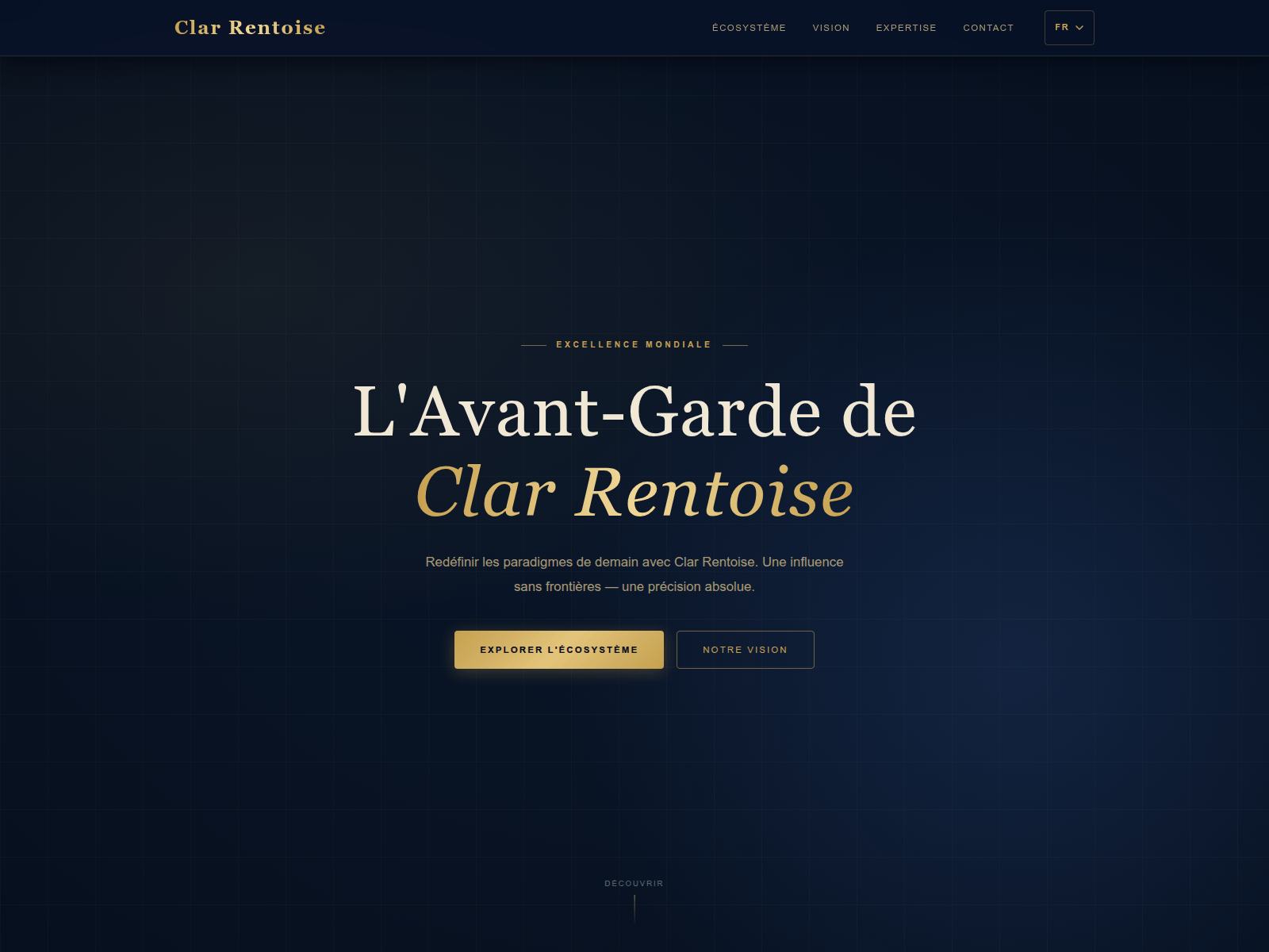 لقطة شاشة لـ clarrentoise.com