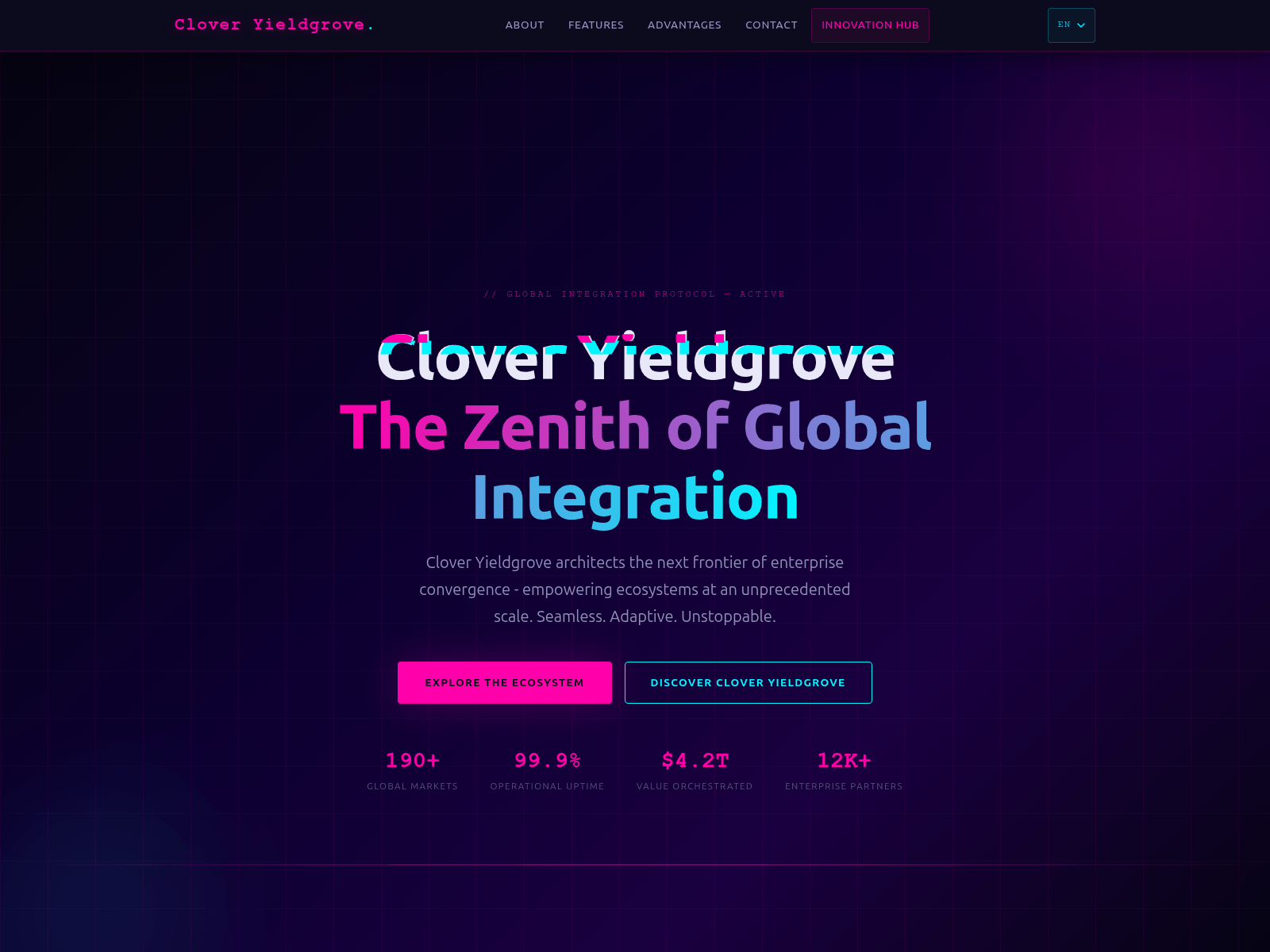 لقطة شاشة لـ cloveryieldgrove.com