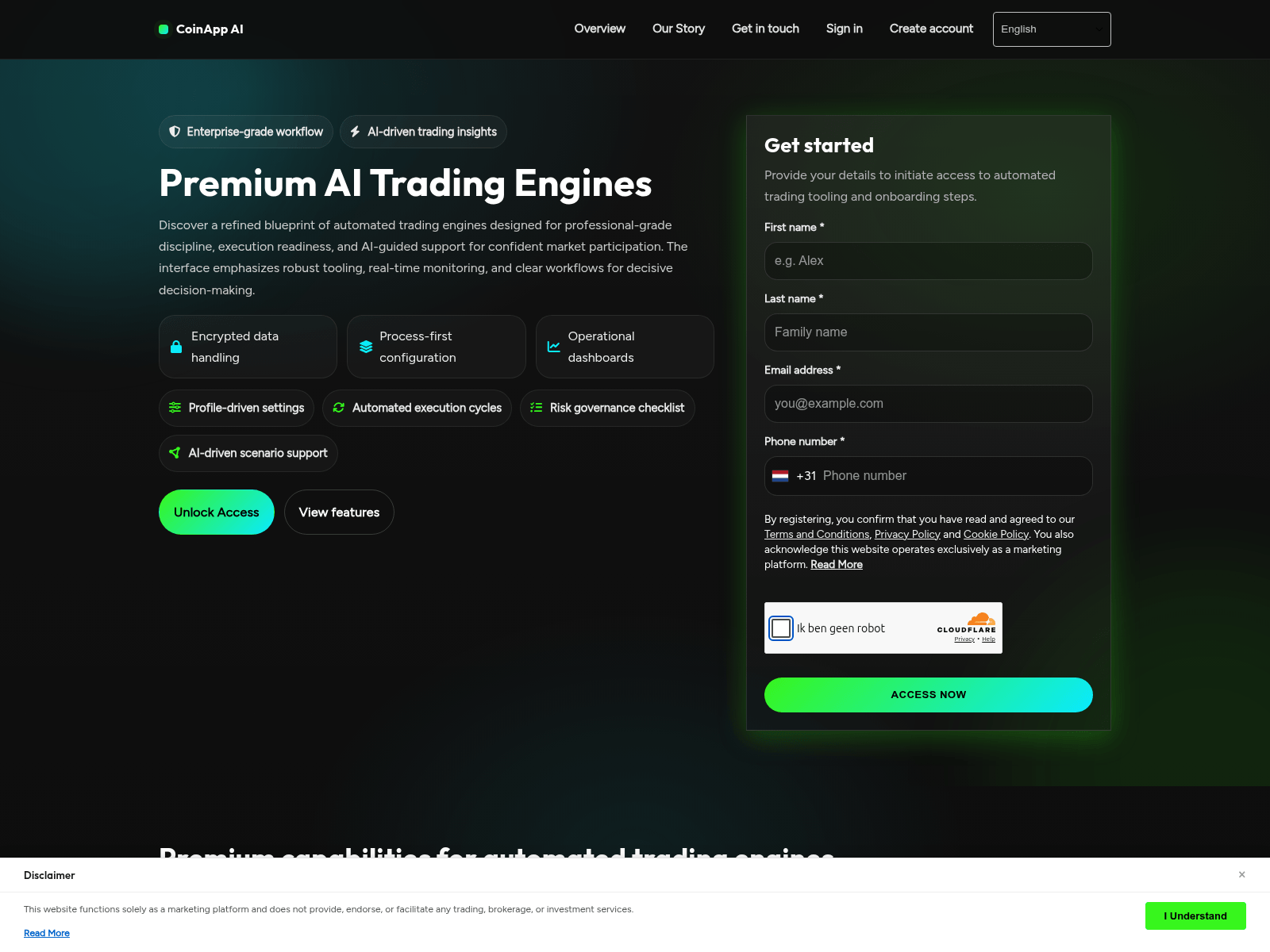 Screenshot di coinappai.solutions