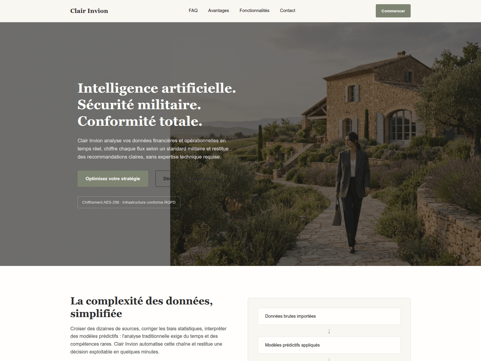 Screenshot di clairinviontrade.com