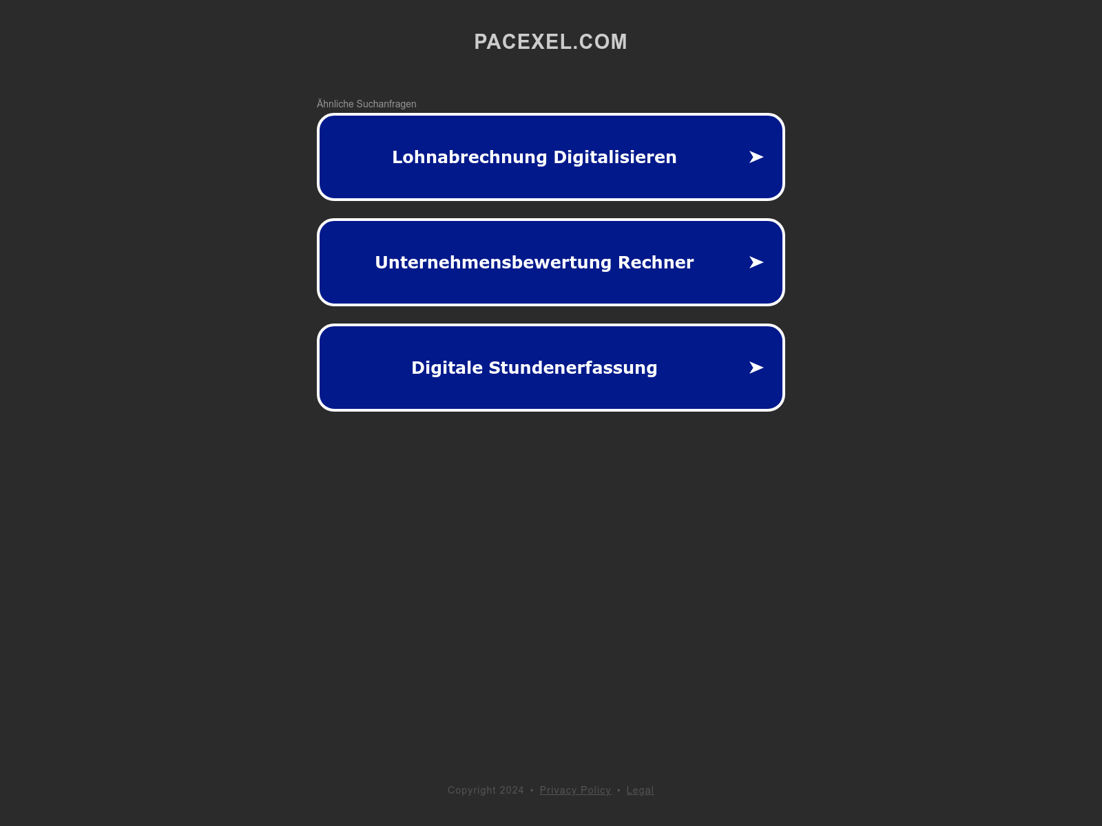 Screenshot of pacexel.com