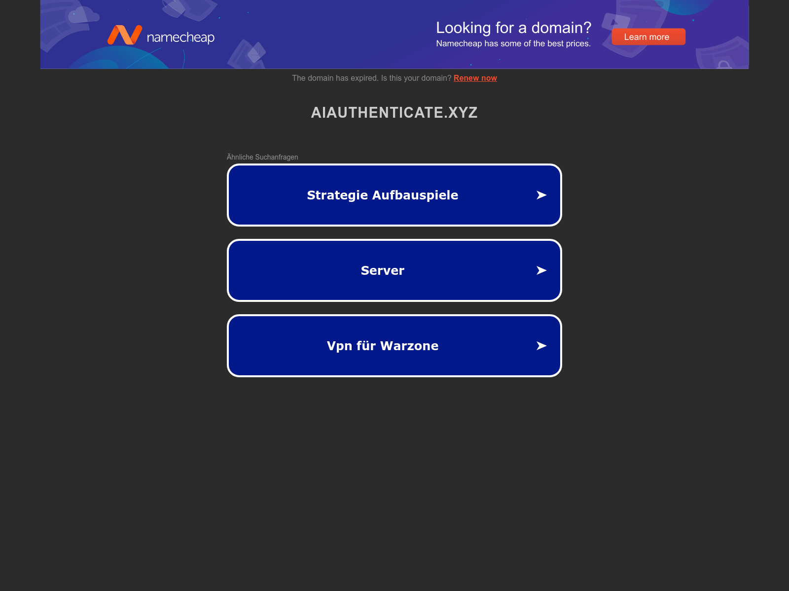Screenshot of aiauthenticate.xyz