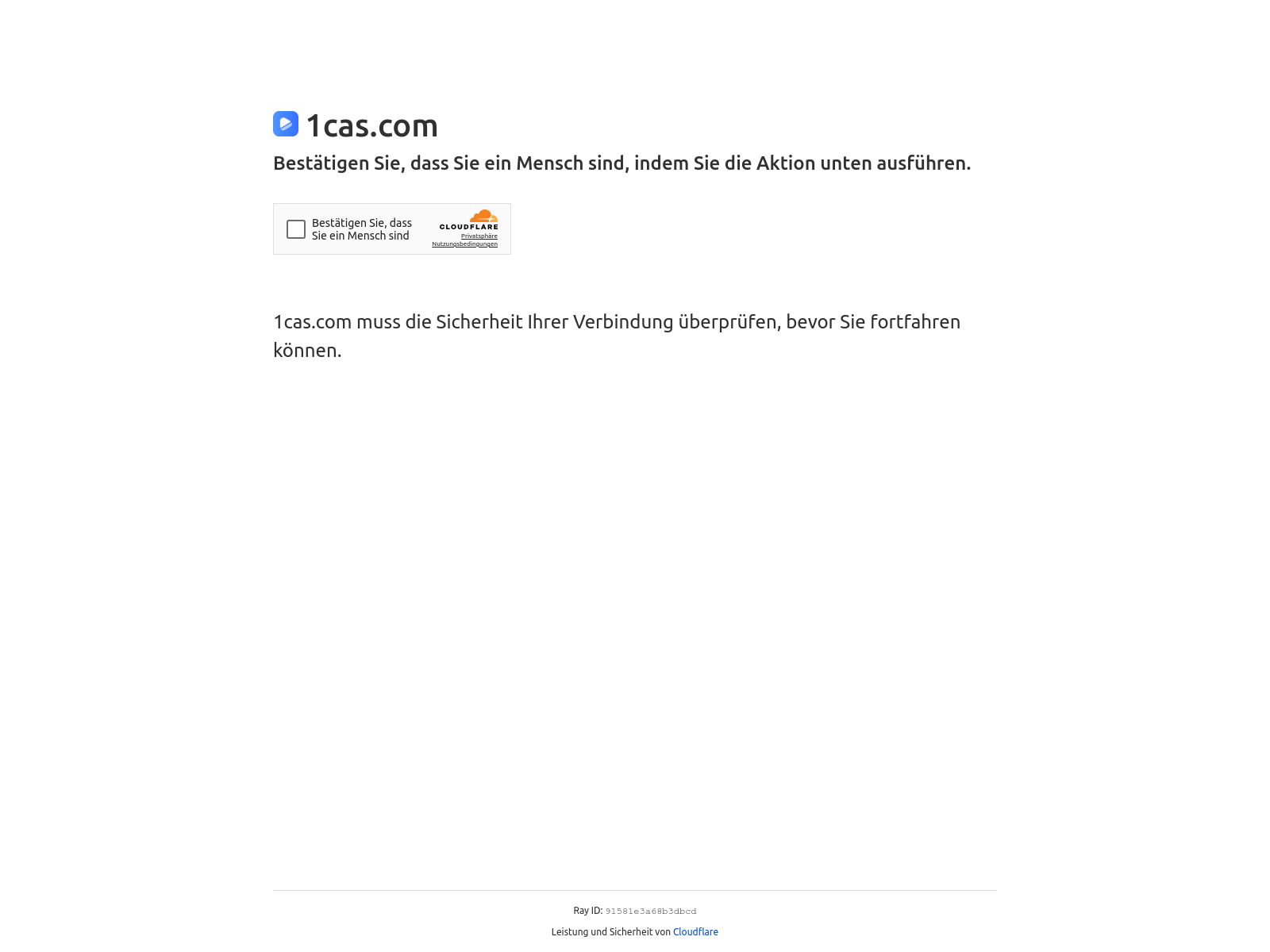Screenshot of 1cas.com