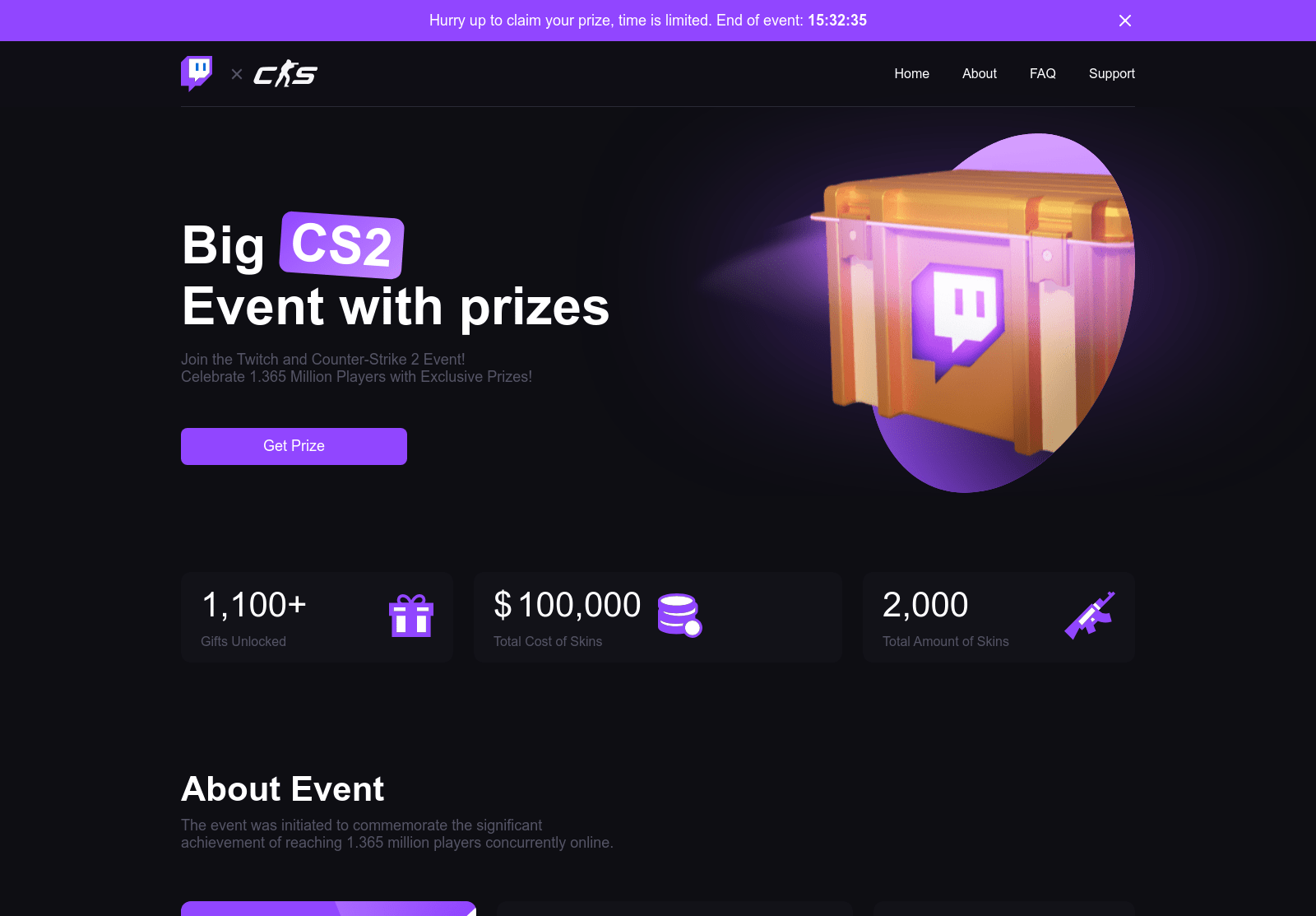 Screenshot of pgl-csgo.com