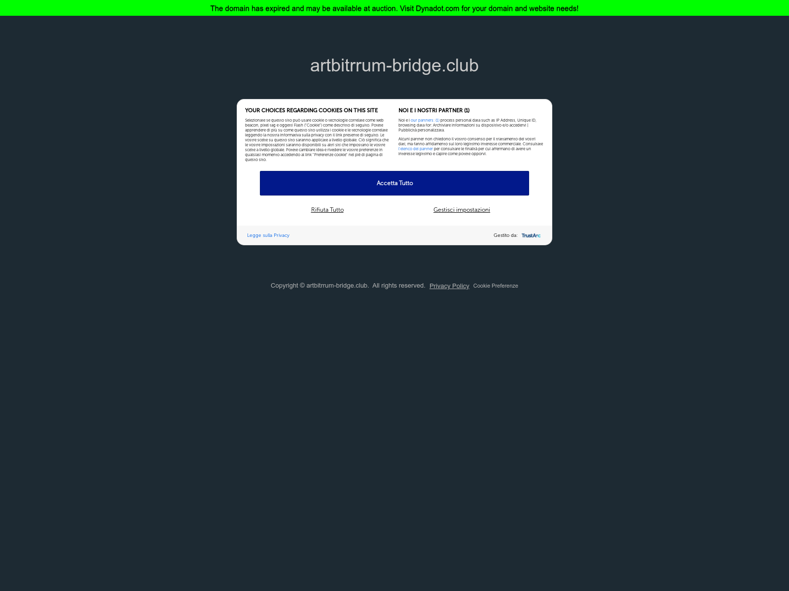 Screenshot of artbitrrum-bridge.club