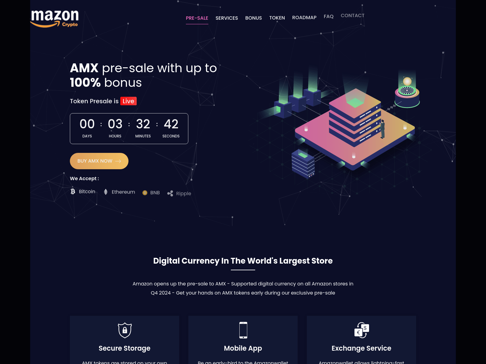 Screenshot of amxwallet.cz
