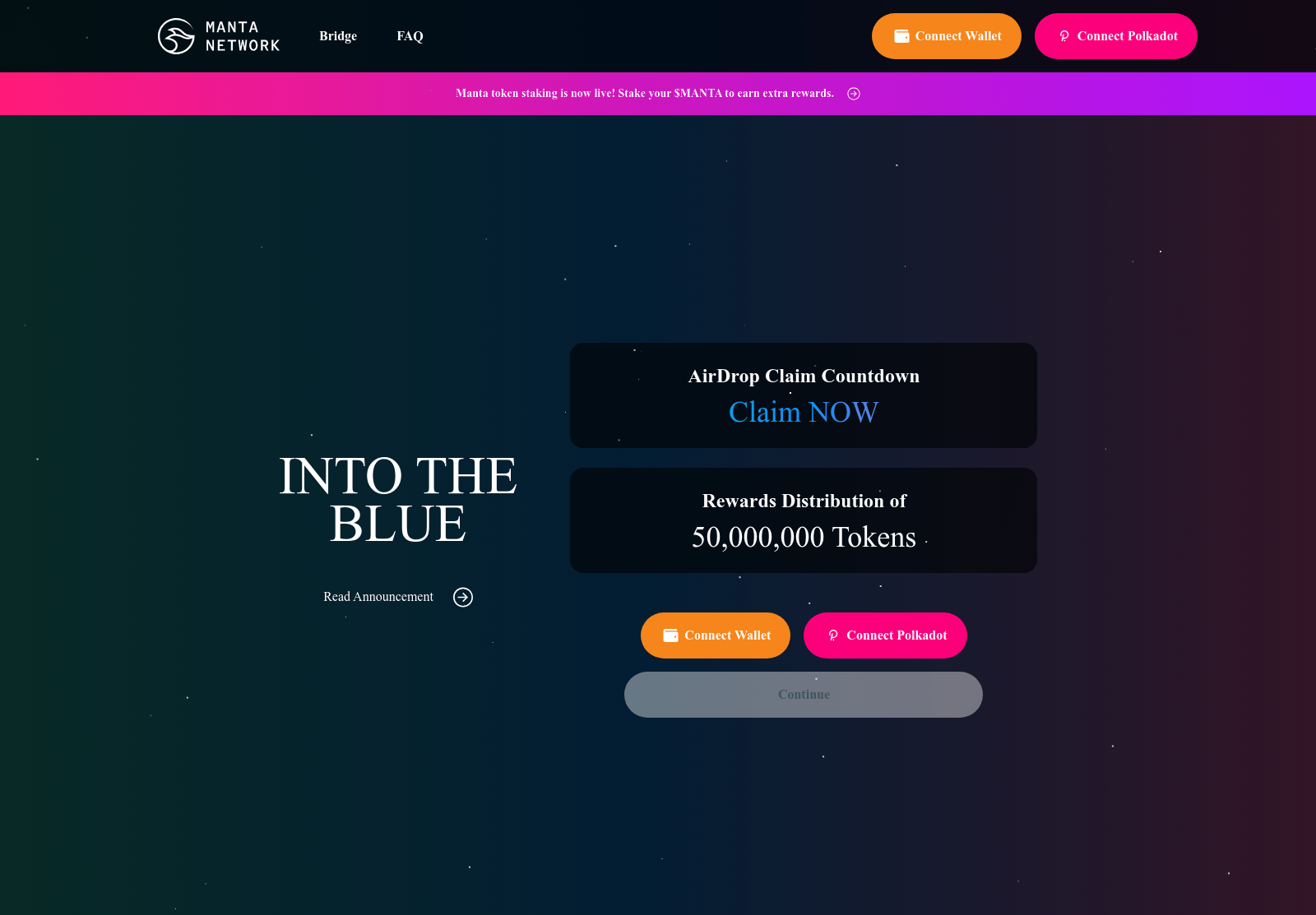 Screenshot of manta-allocations.com