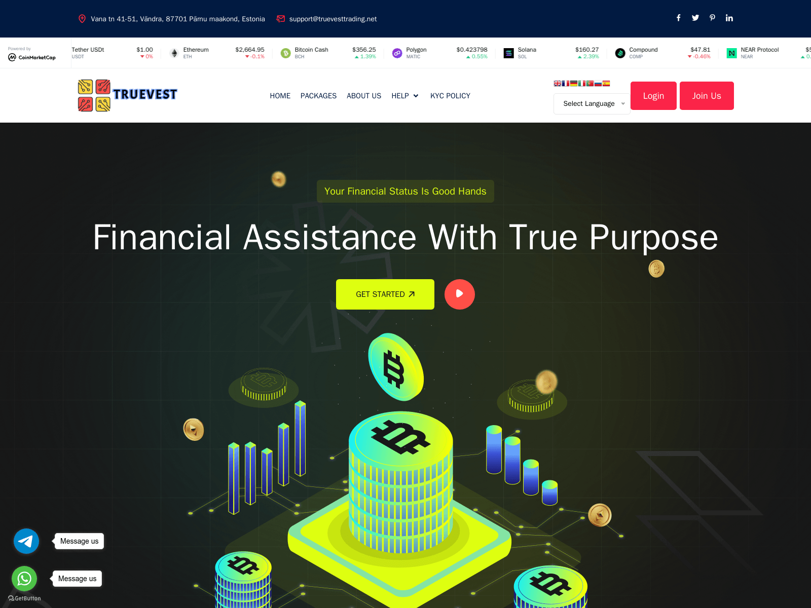 [Ekran görüntüsü] truevesttrading.net