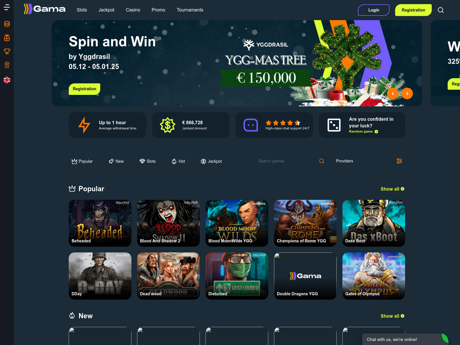 Screenshot of api.gamacasino862.com