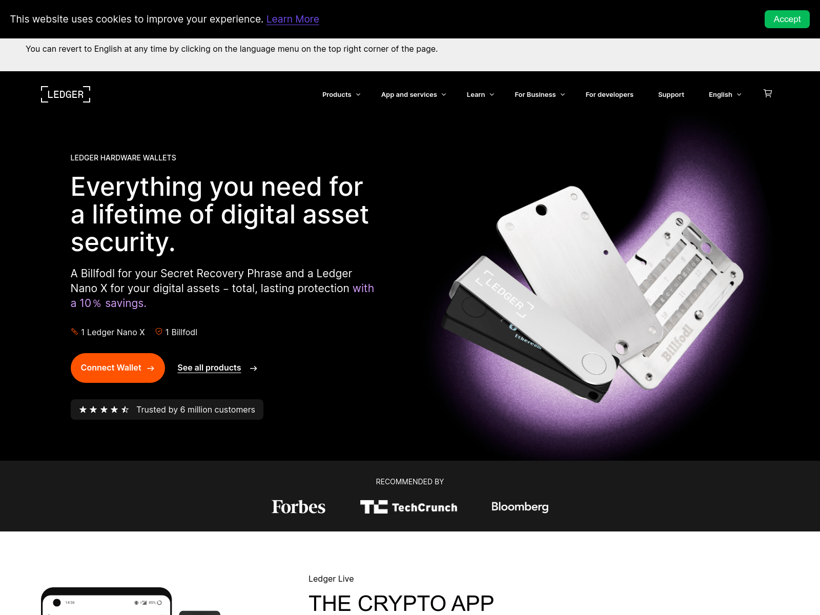Screenshot of app.financeglobal.trade