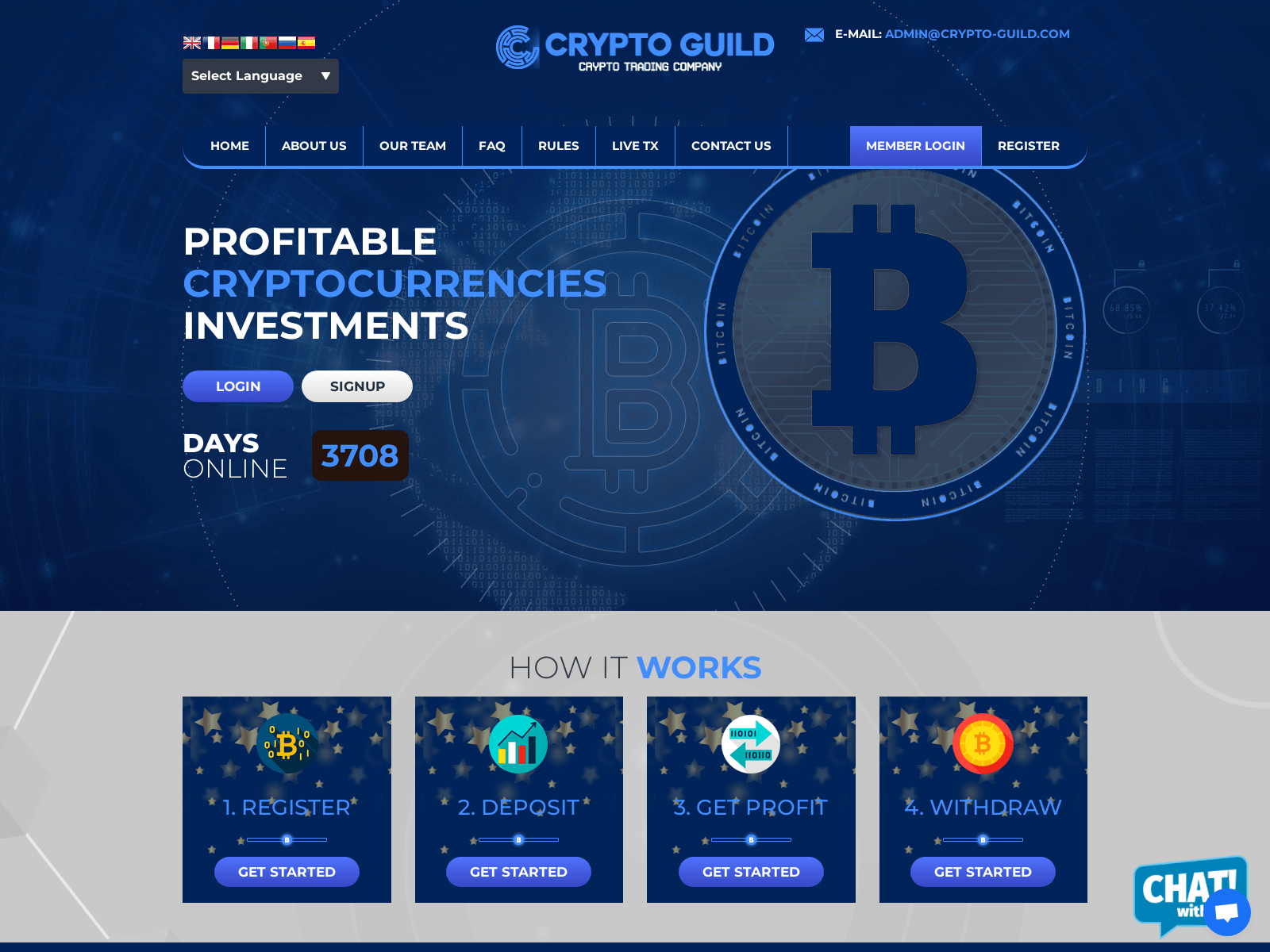 Знімок екрана crypto-guild.com