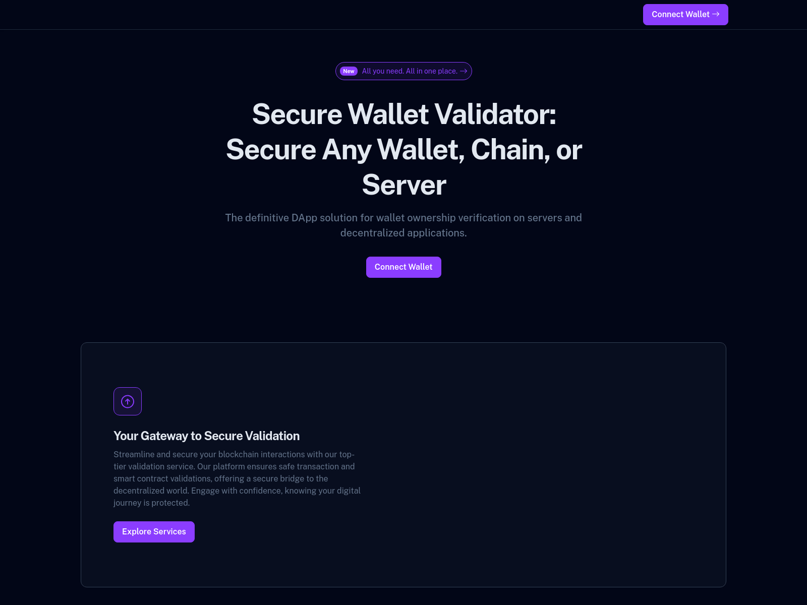 Screenshot of exodusvalidator.pages.dev