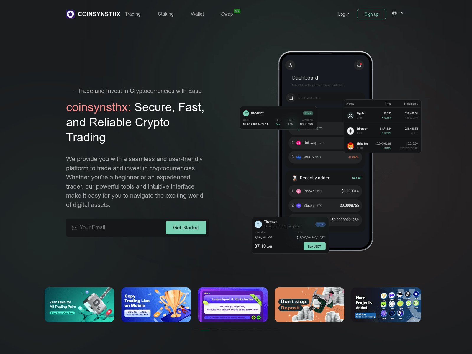 Screenshot of coinsynthx.com