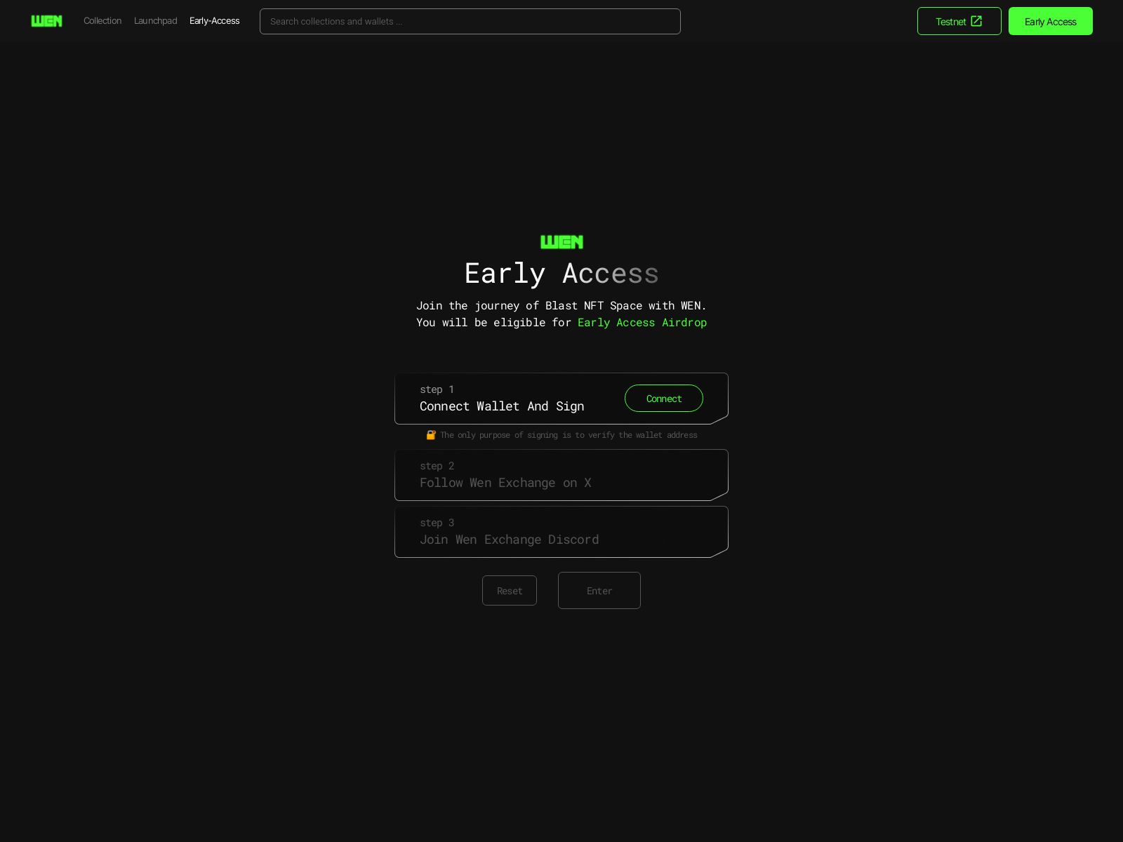 Screenshot of web3wen.link